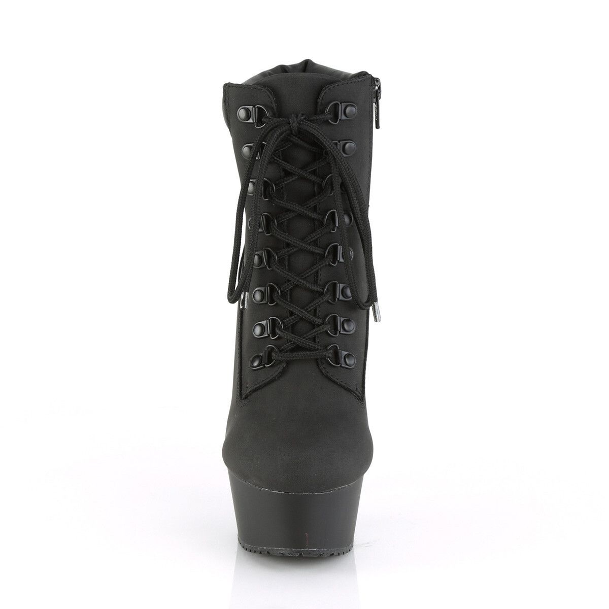 Other Delight 600tl Black Nubuck Work Style 6" High Heel Ankle Boo Size US 7 / IT 37 - 7 Thumbnail