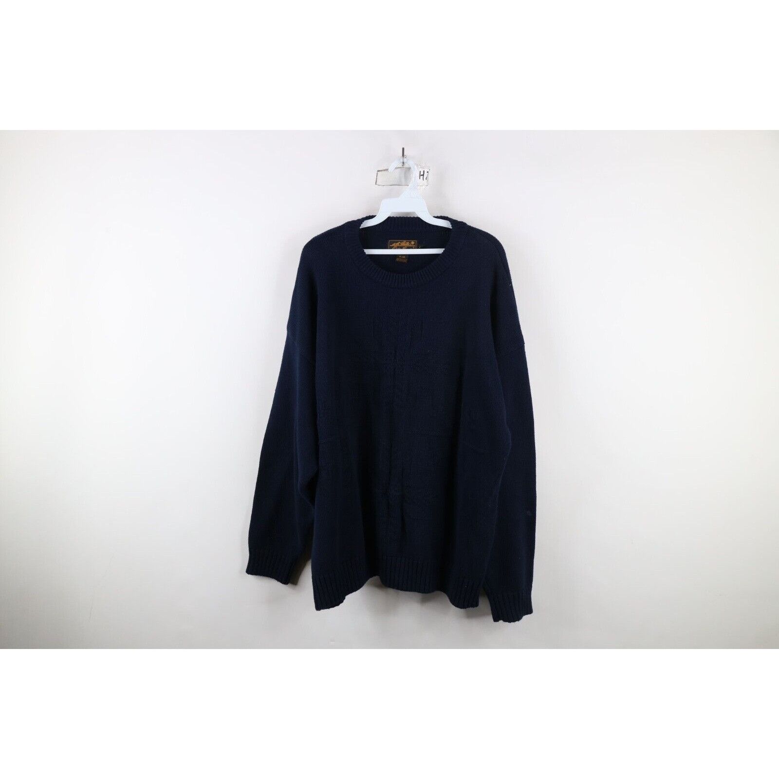 Eddie Bauer × Vintage Vintage 90s Eddie Bauer Heavy Christmas Snowflake Sweater Size US XL / EU 56 / 4 - 1 Thumbnail