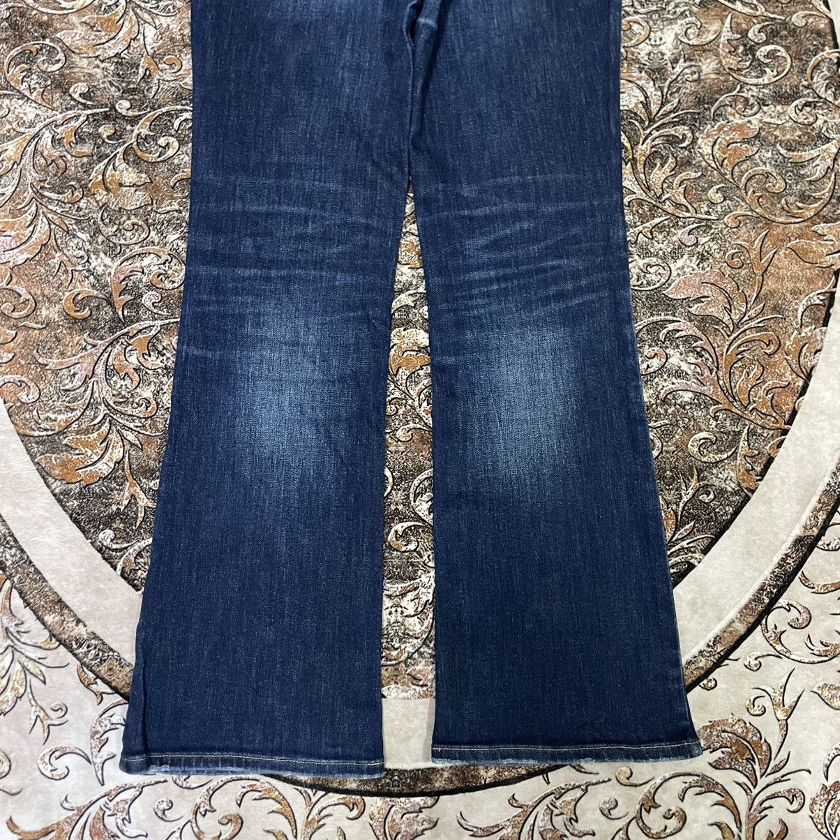Edwin 🔥Vintage Edwin Black Tab Stoned Washed Distress Flare Jeans Size US 31 - 6 Thumbnail