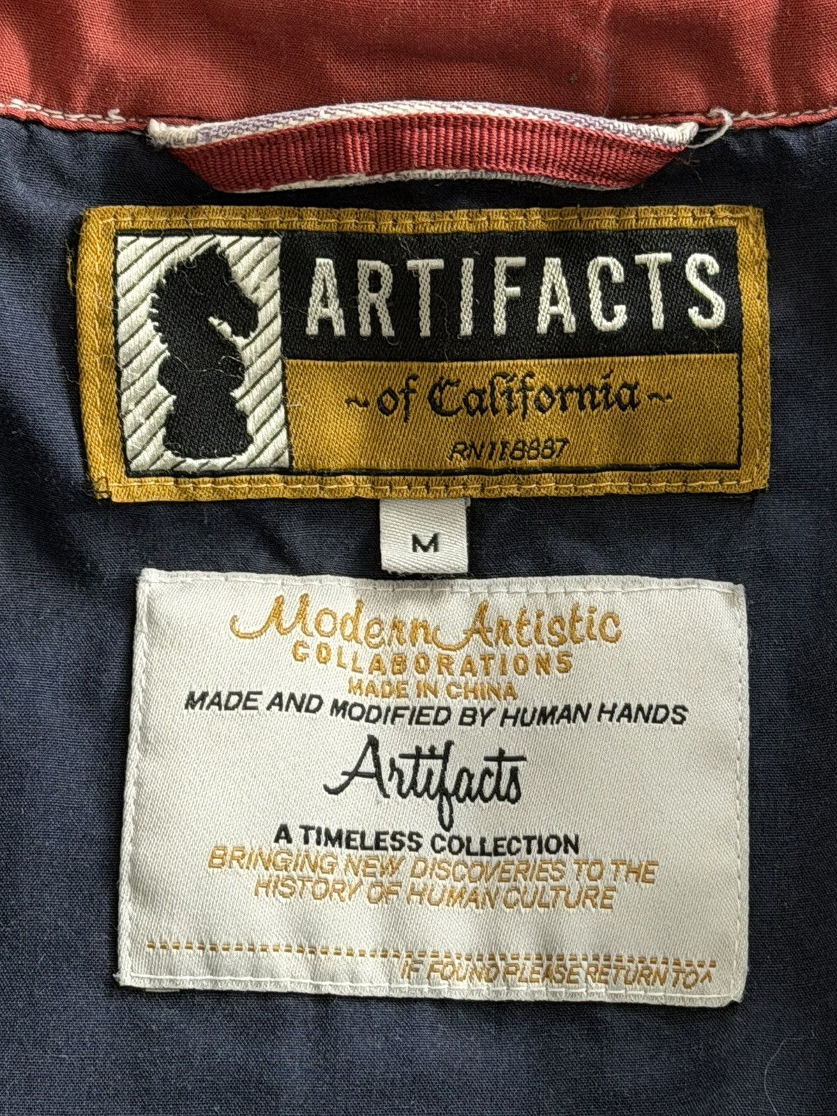 Other Artifacts of California Men's Hickory Stripe Workwear Jacket Size US M / EU 48-50 / 2 - 7 Thumbnail