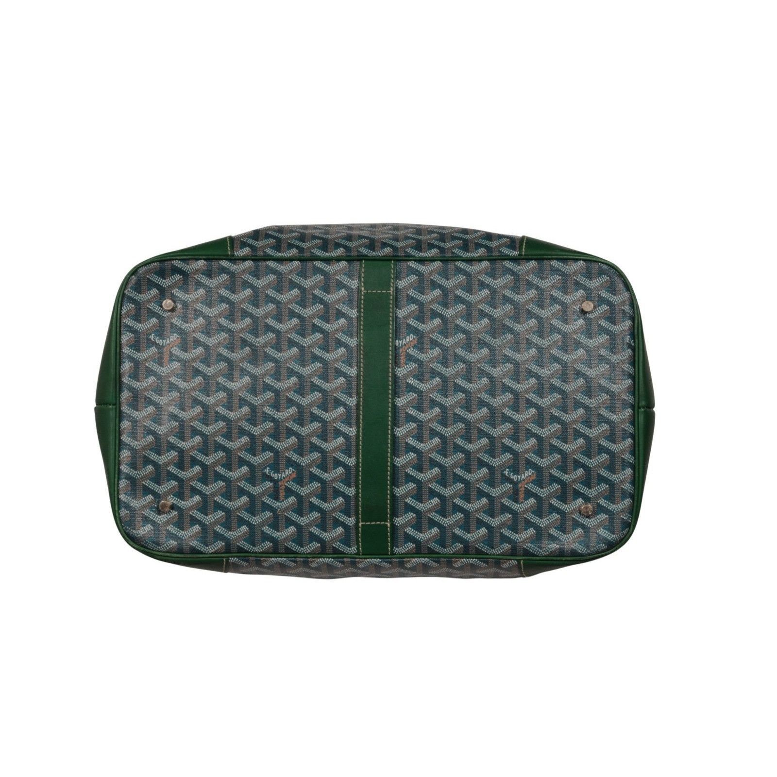 Goyard Beluga GM Top Handle XXL Tote Bag Green Leather Carry On Size ONE SIZE - 10 Thumbnail