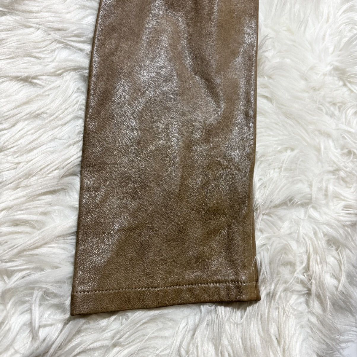 Balmain collection model, Balmain Homme leather biker pants Size US 32 / EU 48 - 18 Thumbnail