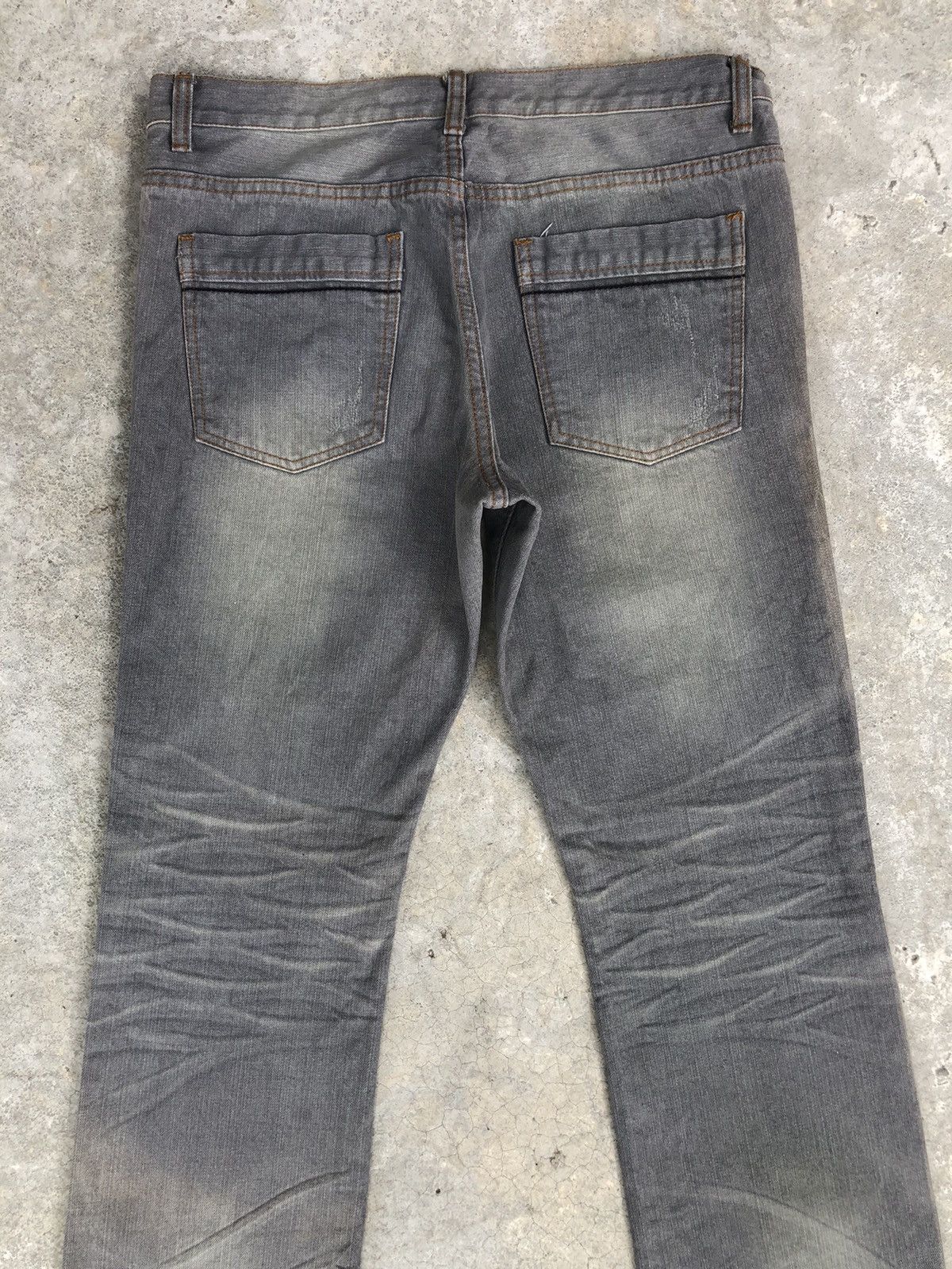If Six Was Nine Japanese Indecent Flared Jeans Distressed Jeans Size US 33 - 8 Thumbnail