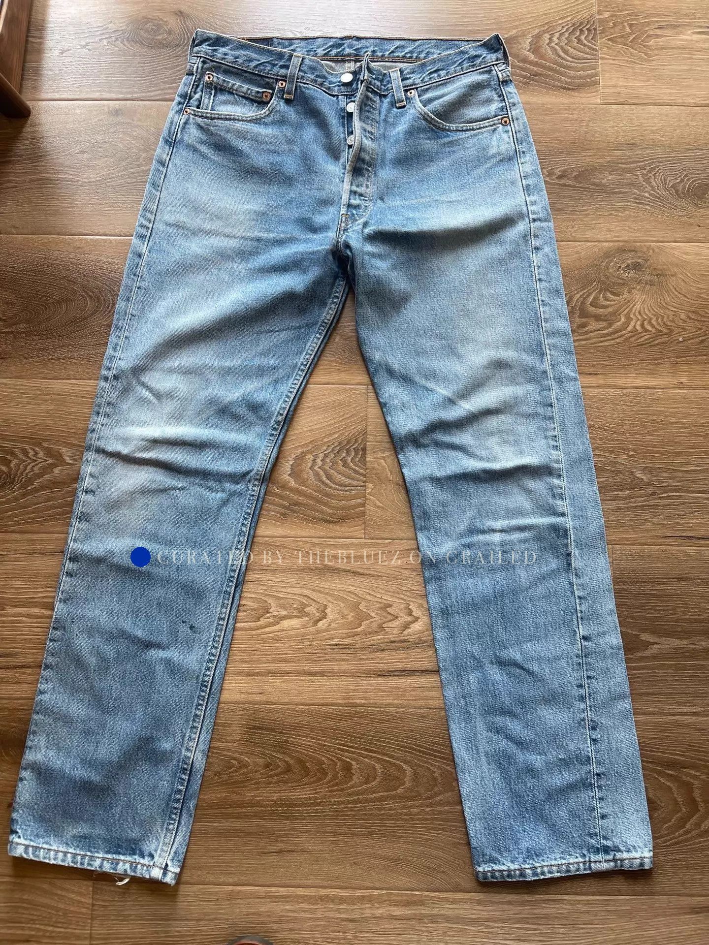 Levi's Vintage 501 Cropped Jeans in Blue Size US 34 / EU 50 - 1 Thumbnail