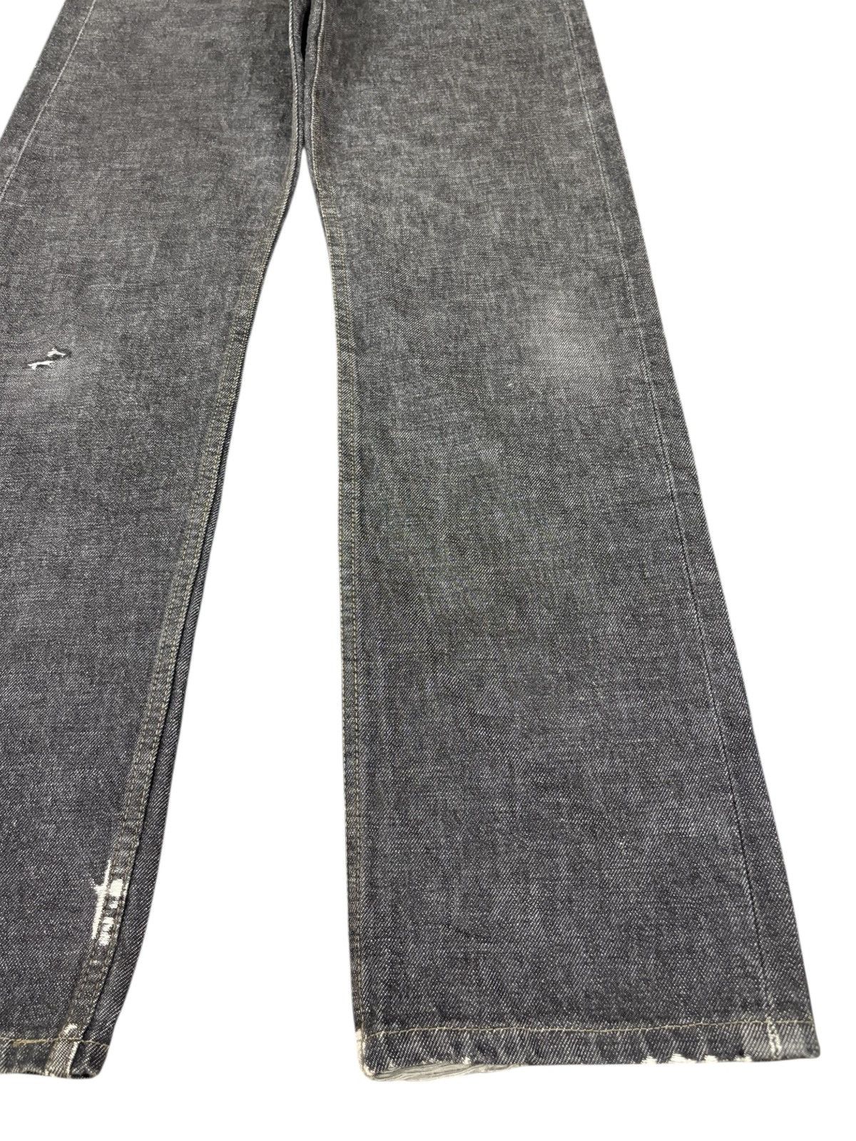 Levi's Vintage 90s Levis 501 Black Distressed Loose Jeans Size US 30 / EU 46 - 6 Thumbnail