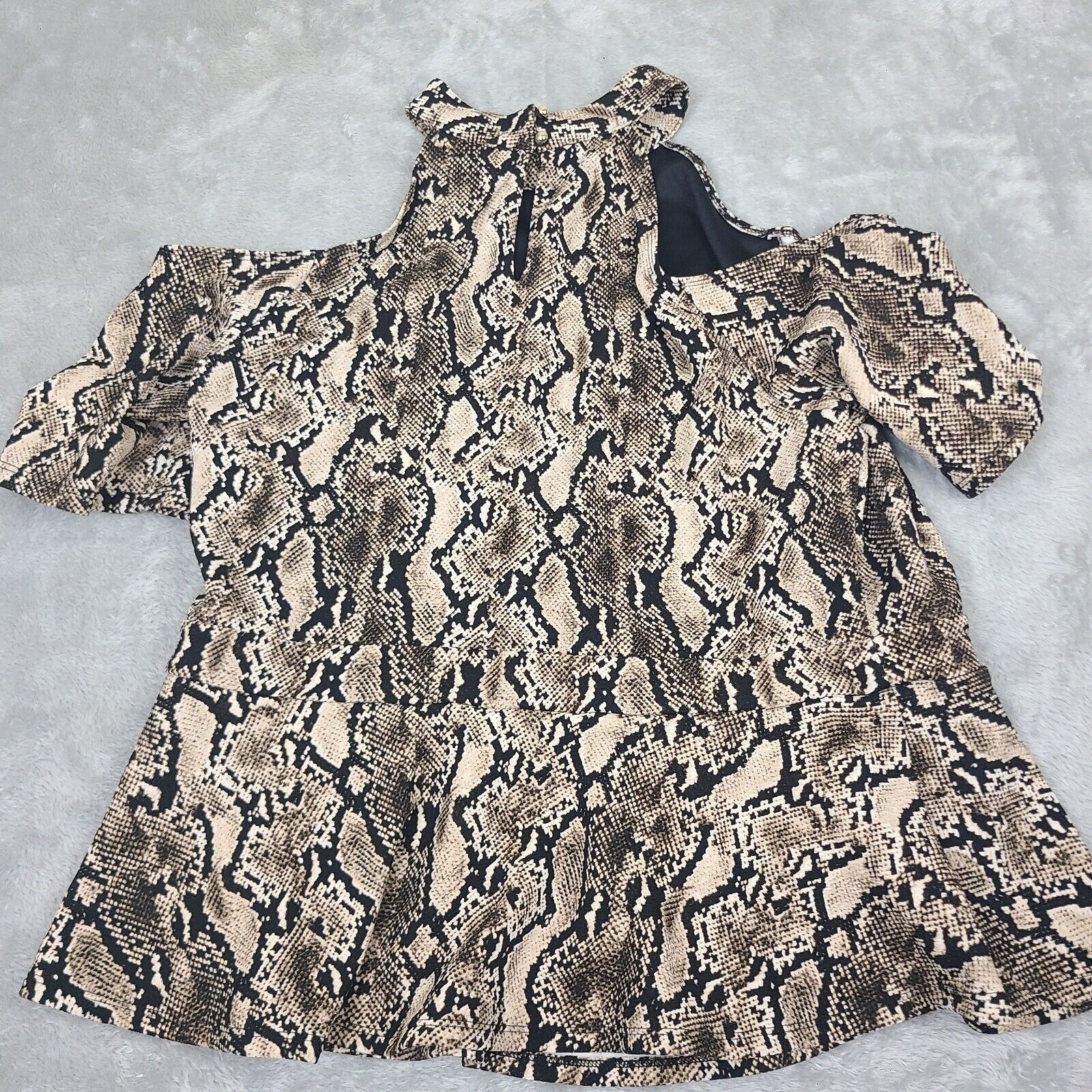 Vintage Thalia & Sodi Size XL top Snake Skin print sleeves Women's T Size XL / US 12-14 / IT 48-50 - 8 Thumbnail