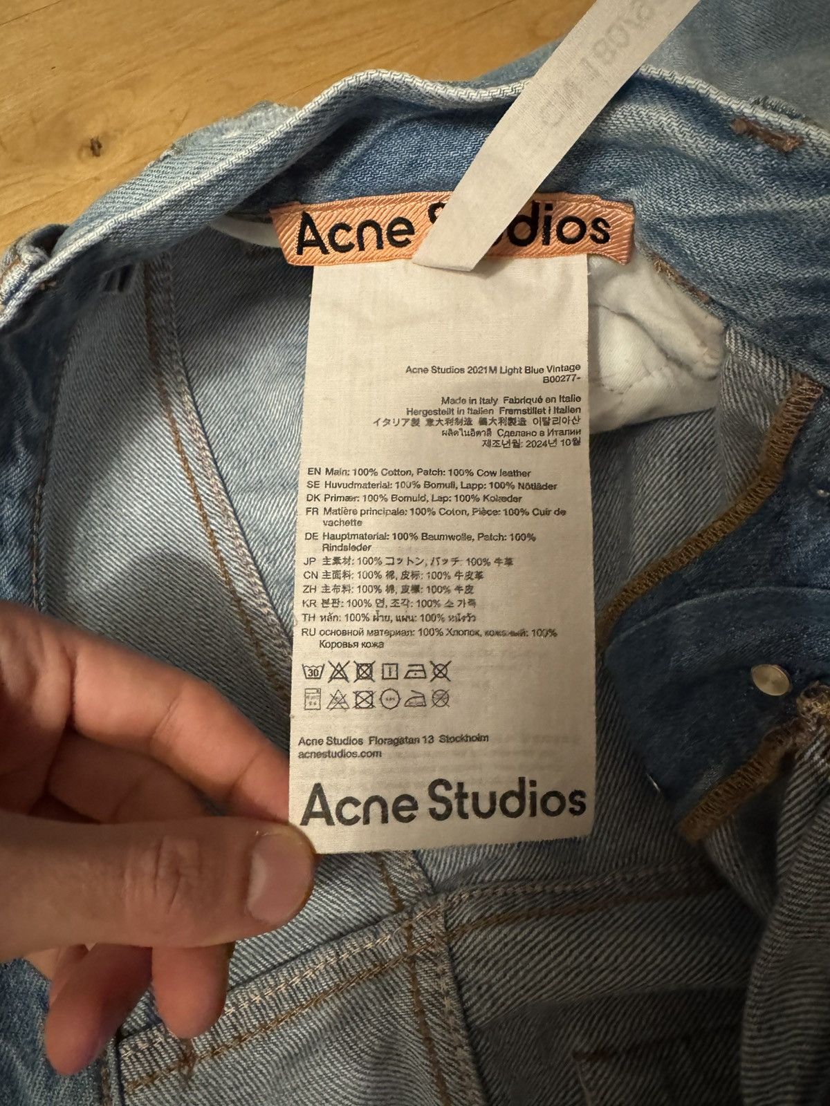 Acne Studios acne studios 2021m denim Size US 33 - 4 Thumbnail