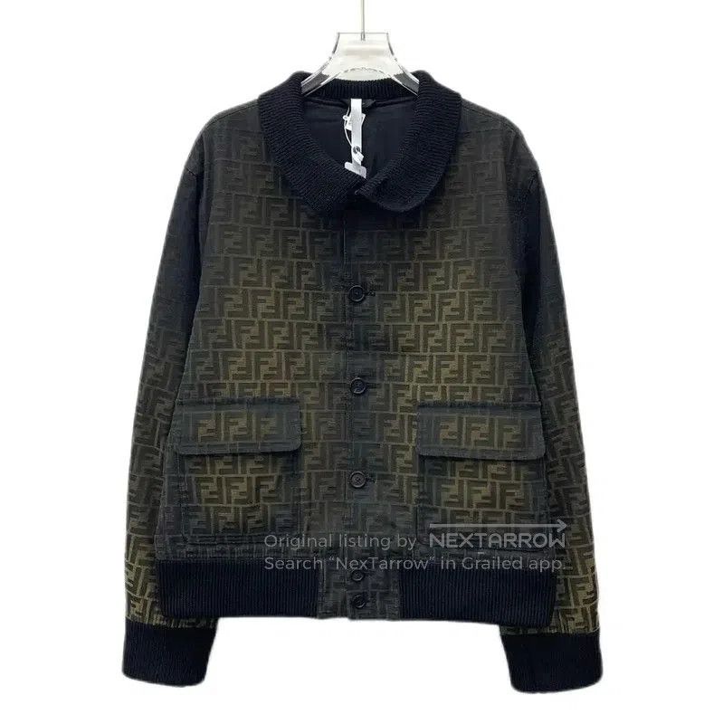 Fendi Fendi Colorblock Men's Outerwear Jacket . Size US L / EU 52-54 / 3 - 1 Thumbnail