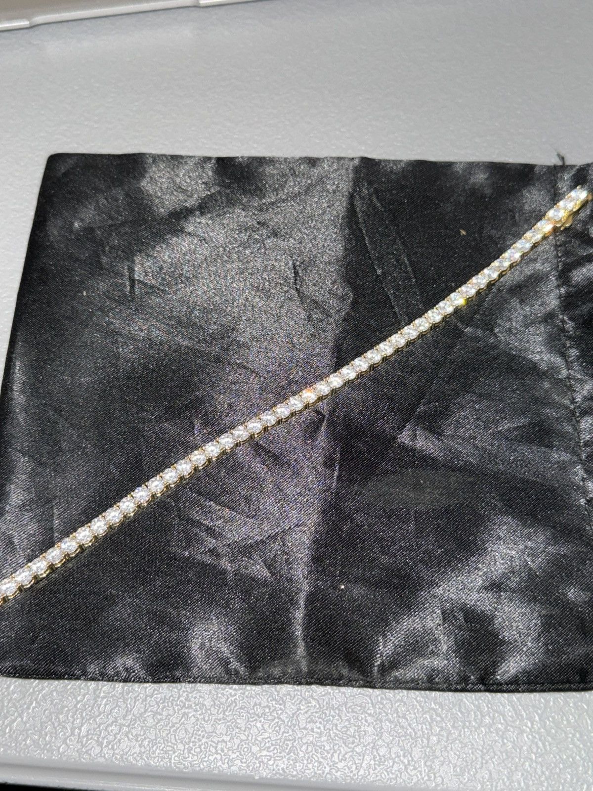Other Jaxxon Gold Tennis Bracelet Size ONE SIZE - 2 Thumbnail