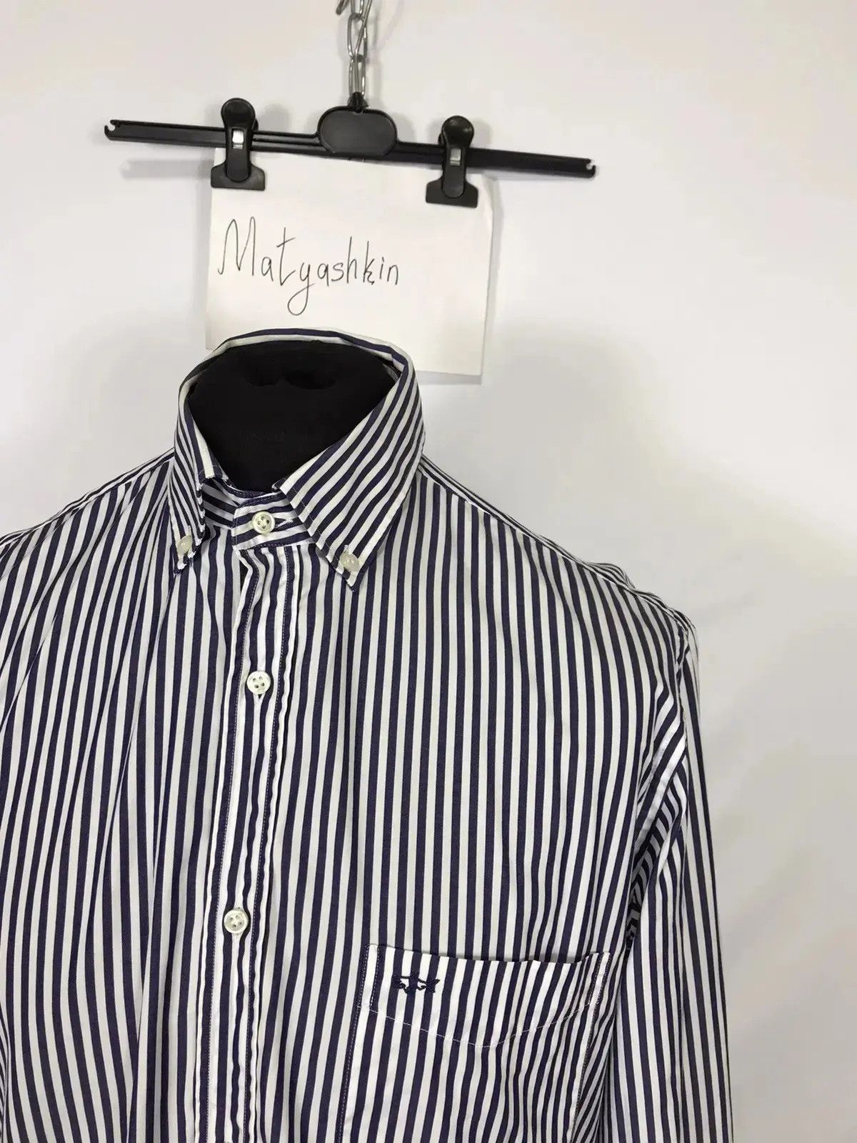 Designer × Paul & Shark Paul Shark striped long sleeve mens shirt size 41 Size US L / EU 52-54 / 3 - 3 Thumbnail
