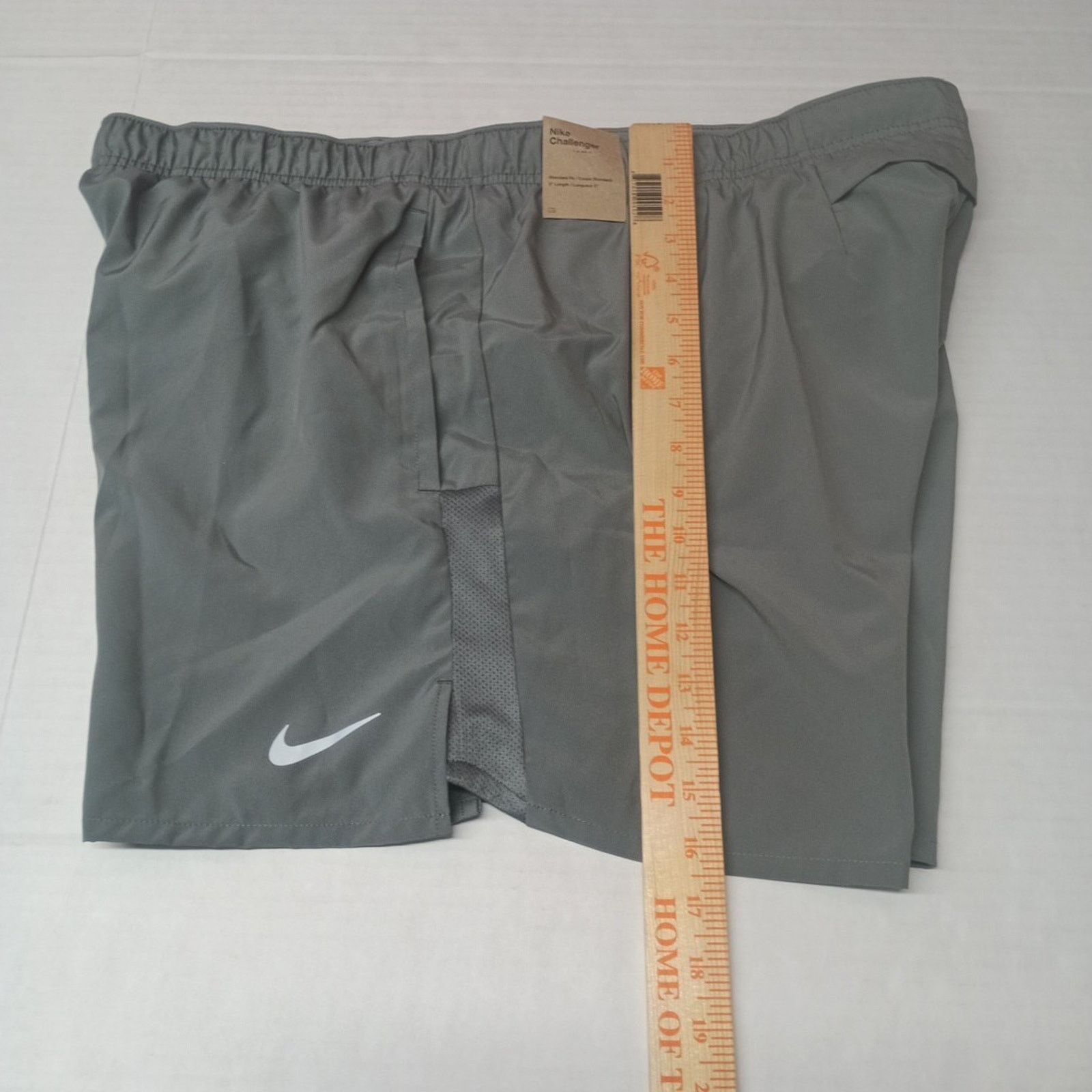 Nike Nike Challenger Brief Lined Running Shorts Men's 2XL Gray Size US 40 / EU 56 - 9 Thumbnail