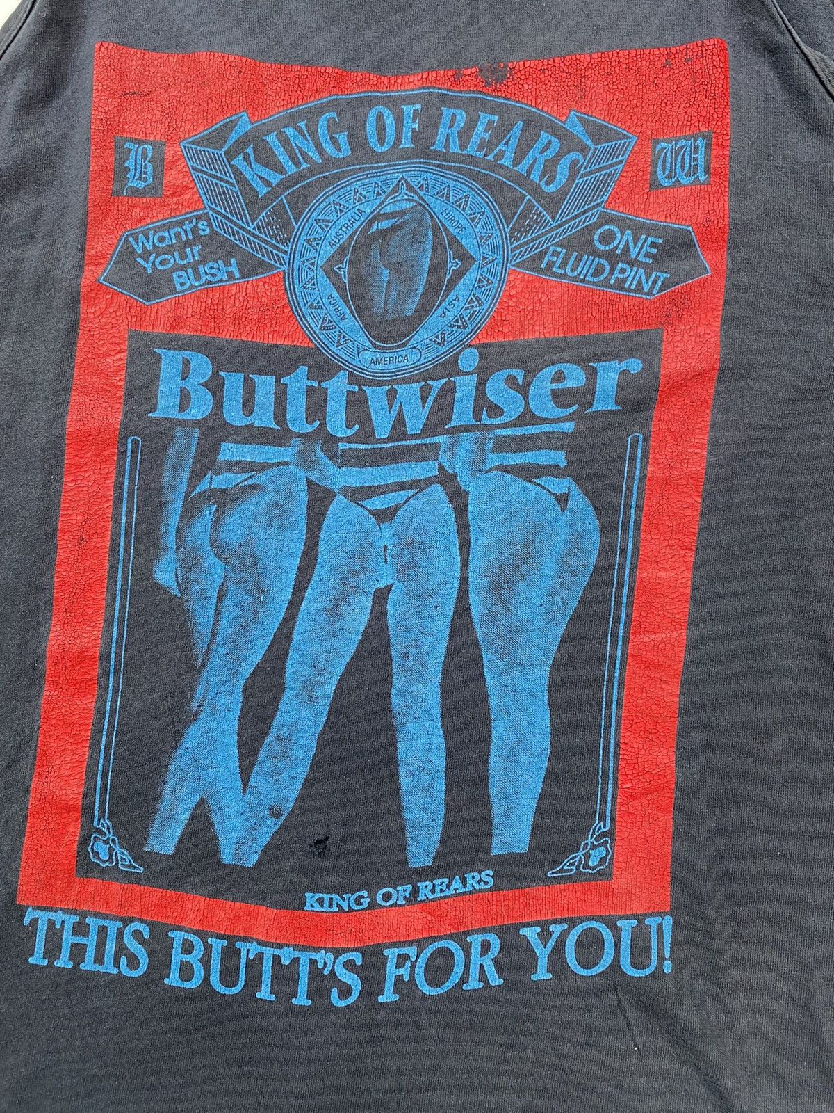 Vintage Vtg Buttwiser King Of Rear Size US M / EU 48-50 / 2 - 7 Thumbnail