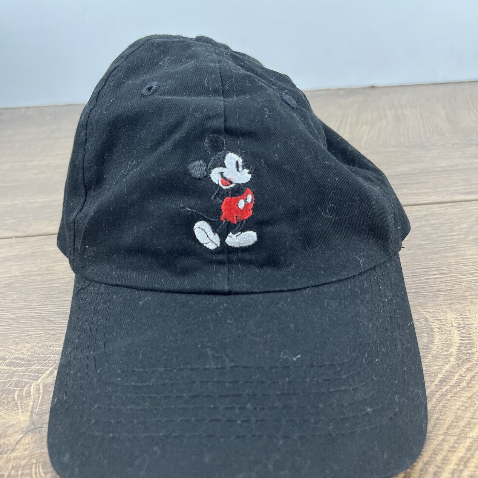 Other Mickey Mouse Hat Black Cap Adjustable Mickey Hat Black Adult Size ONE SIZE - 5 Thumbnail