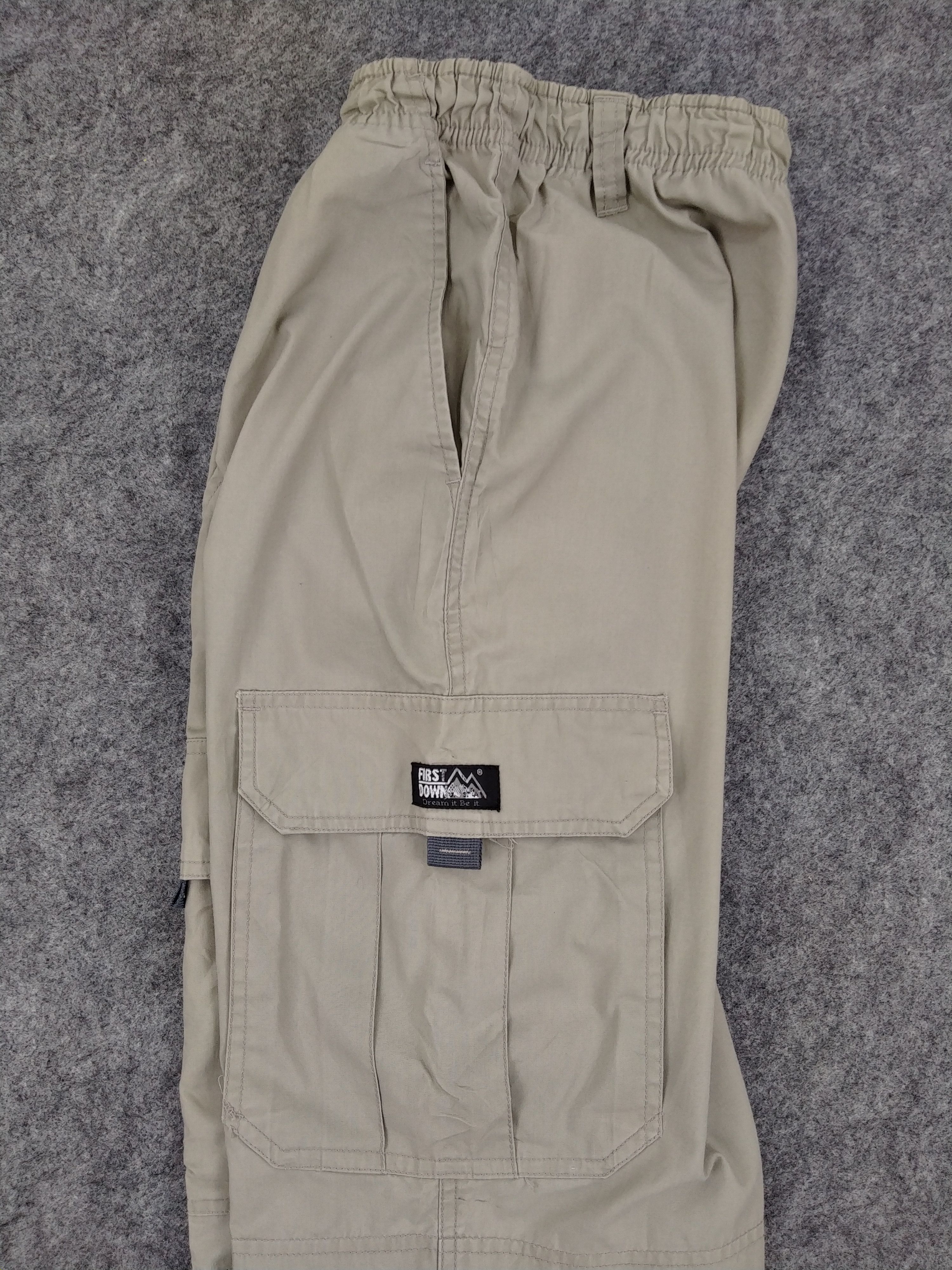 Japanese Brand Elastic/Drawstring Waist Japanese Brand Cargo 29x26 -CP061 Size US 29 - 8 Thumbnail