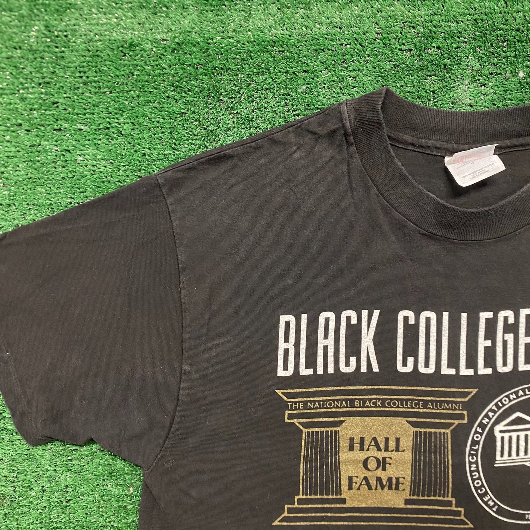 Hanes Vintage 90s Black College Alumni HBCU Single Stitch Tee Size US XL / EU 56 / 4 - 2 Thumbnail