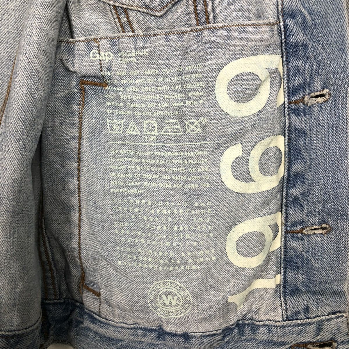 Japanese Brand 🔥VINTAGE CROPPED TRUCKER DENIM JACKET GAP Size US XS / EU 42 / 0 - 21 Thumbnail