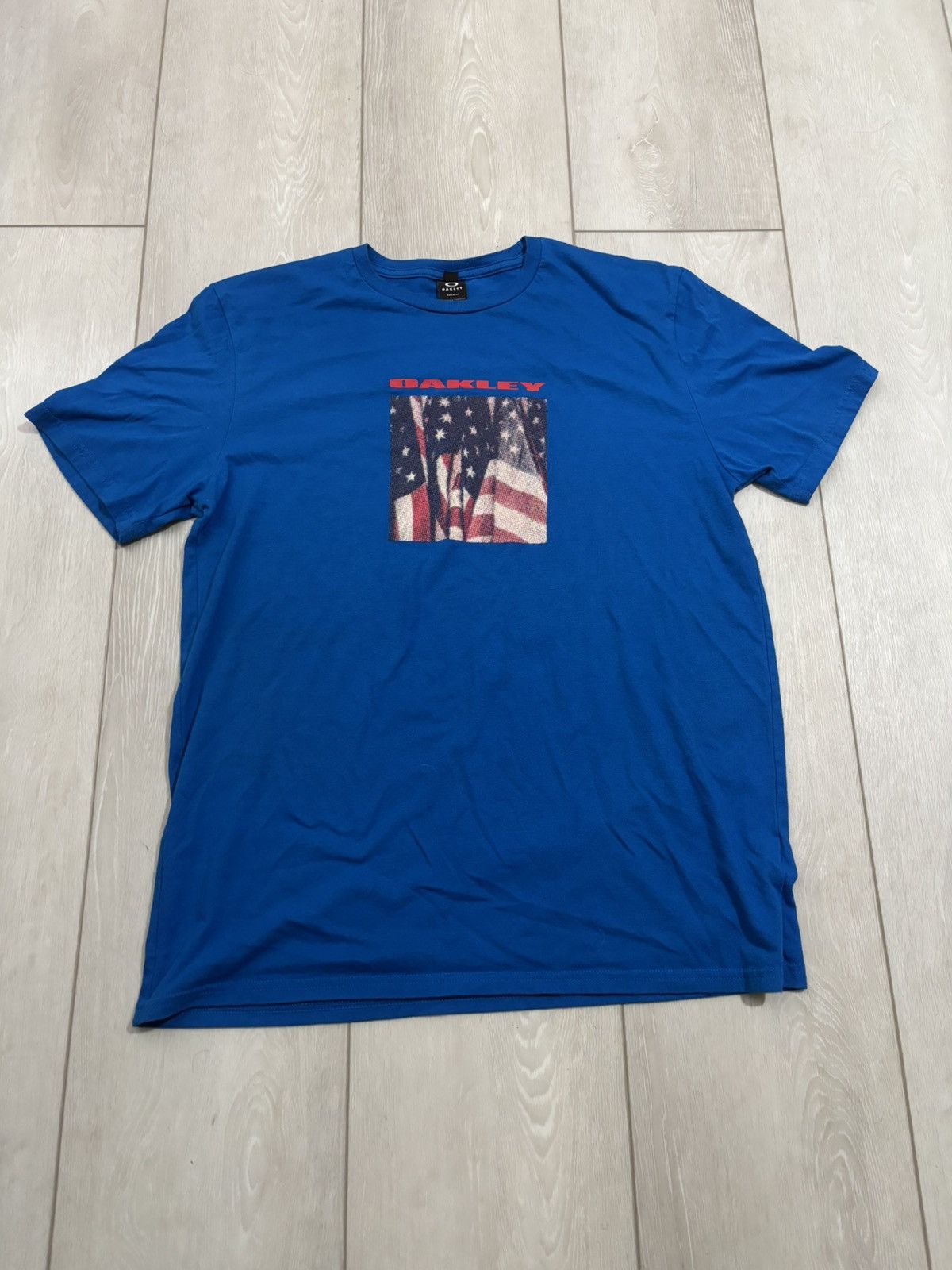 Oakley Oakley blue American flag tee Size US XL / EU 56 / 4 - 1 Thumbnail