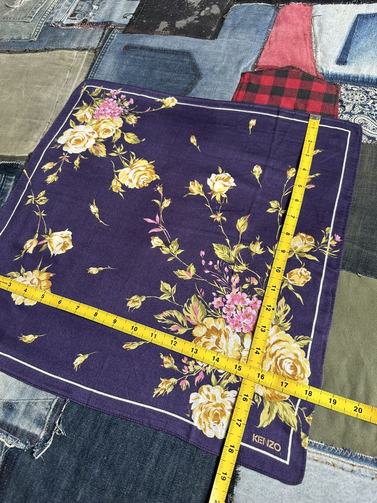 Kenzo × Vintage Vintage Burberry Handkerchief/ Neckerchief/ Bandana Size ONE SIZE - 14 Thumbnail