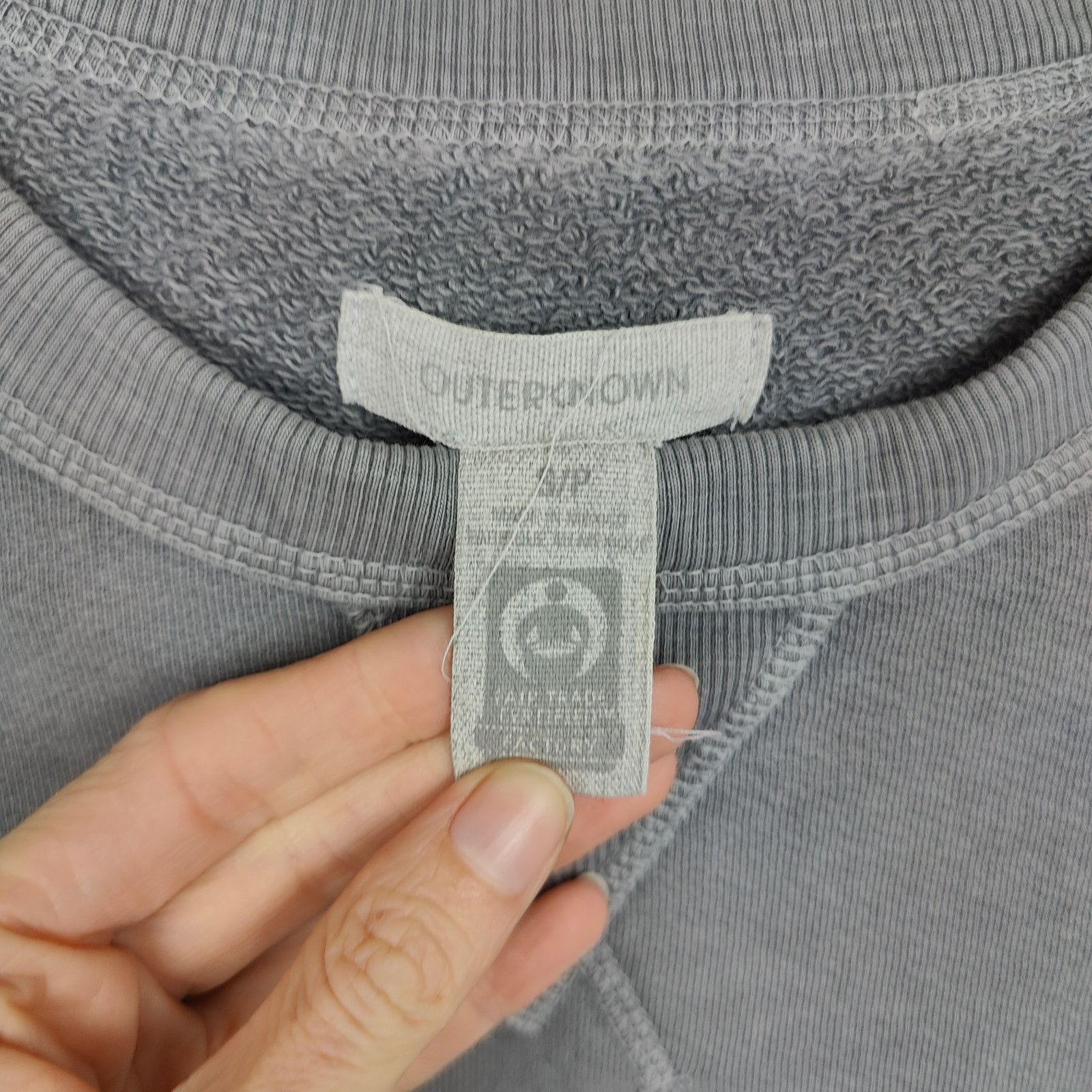 Outerknown Outerknown Solstice Cutaway Crew Sweatshirt Women Small Gray Size S / US 4 / IT 40 - 6 Thumbnail