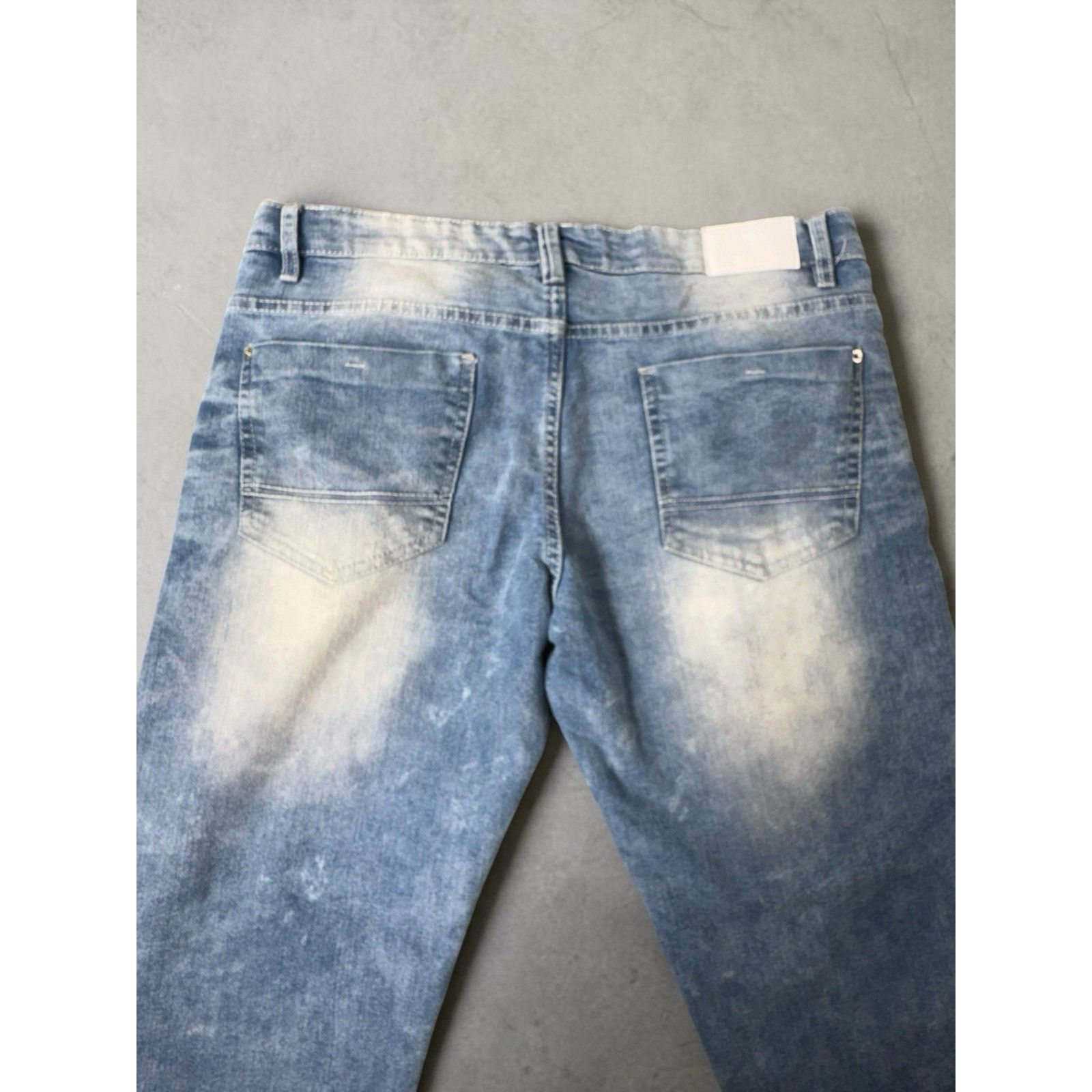 Southpole Southpole Skinny Jeans 34x30 Light Wash Distressed Stretch Size US 34 / EU 50 - 6 Thumbnail