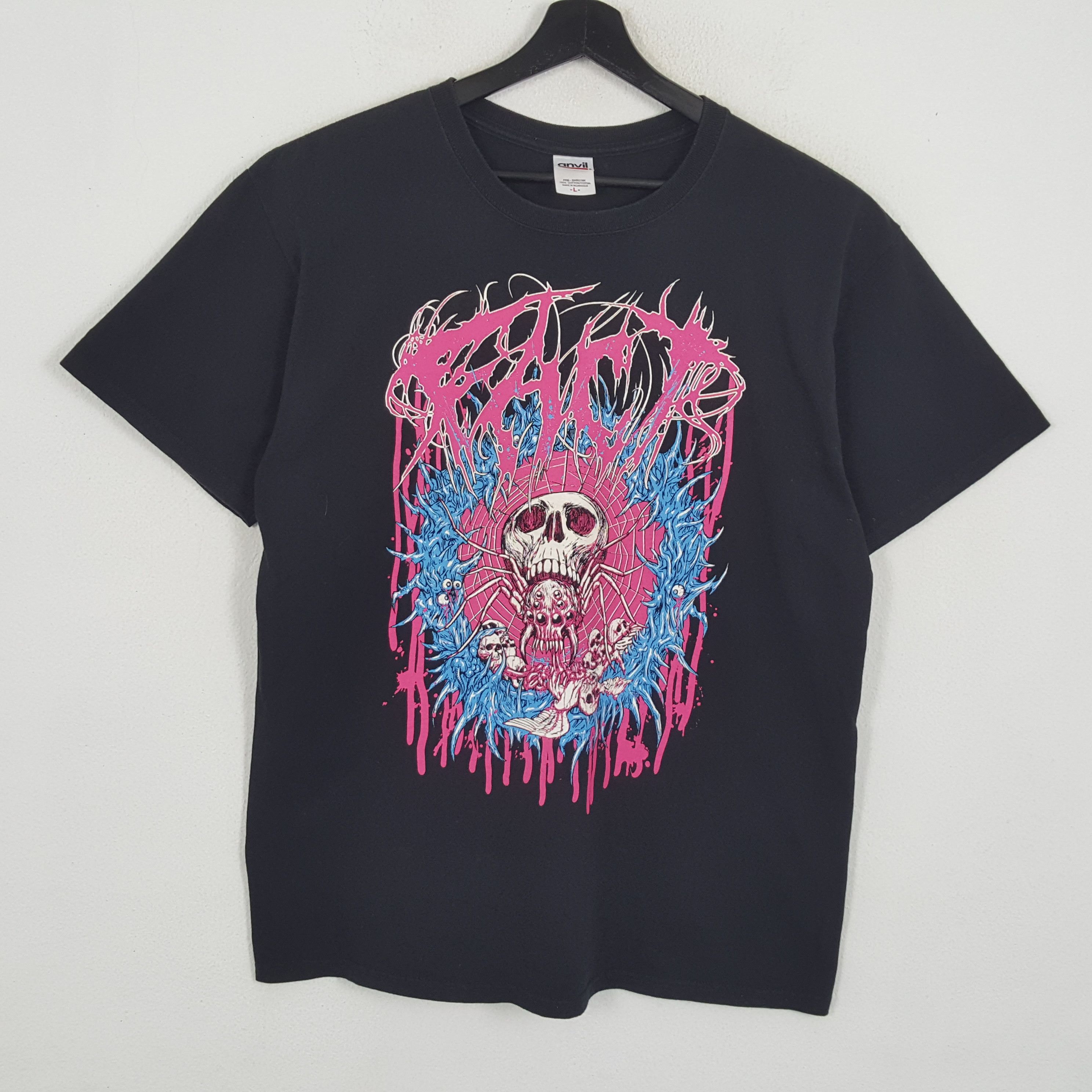 SKULLS Design Rock Punk Style Streetwear Tshirt