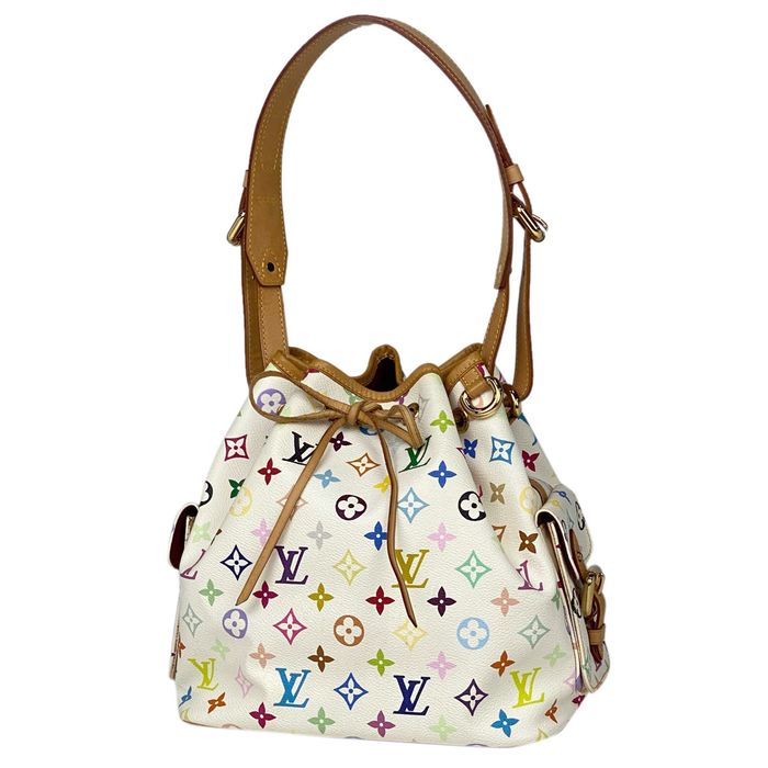 Louis Vuitton Petit Noe Drawstring Shoulder Bag 