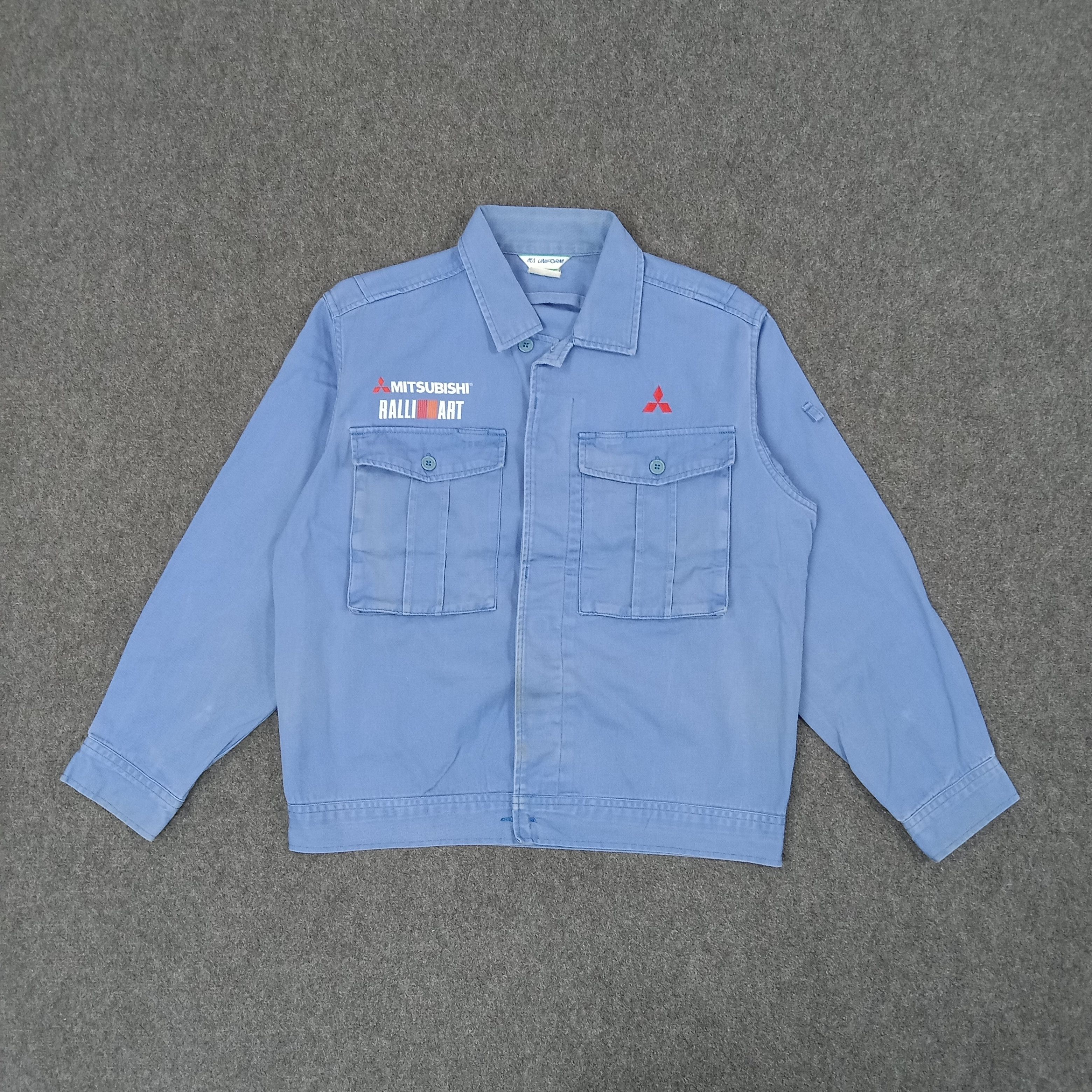 Japanese Brand × Vintage Mitsubishi Ralli Art Japanese Racing Jacket C218N30 Size US M / EU 48-50 / 2 - 3 Thumbnail