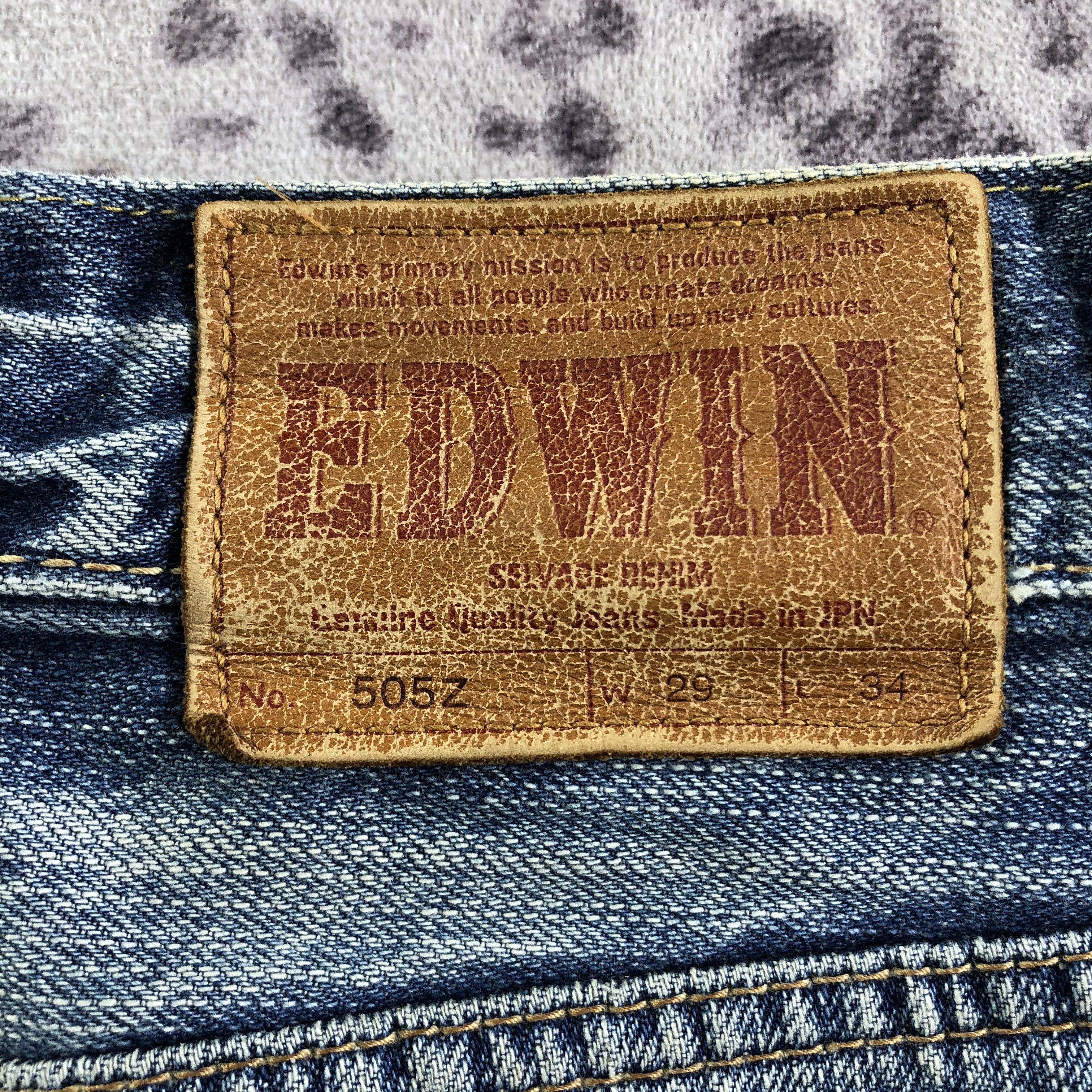 Edwin Vintage Edwin 505 Selvedge Jeans-JM3569 Size US 33 - 6 Thumbnail