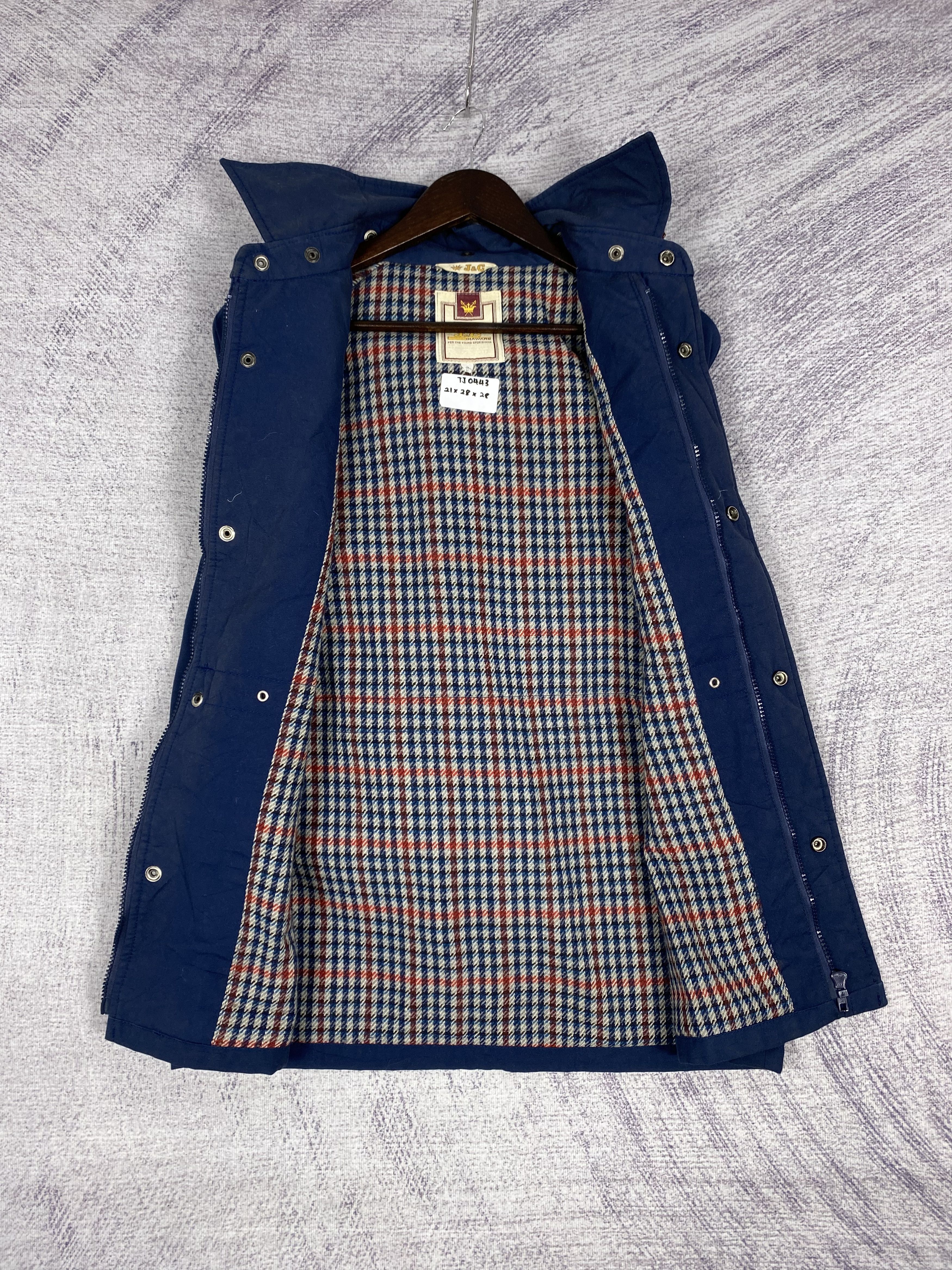 Japanese Brand Vintage J&C Haward Hoodie Zip Up Multi Pocket Jacket Size US M / EU 48-50 / 2 - 7 Thumbnail