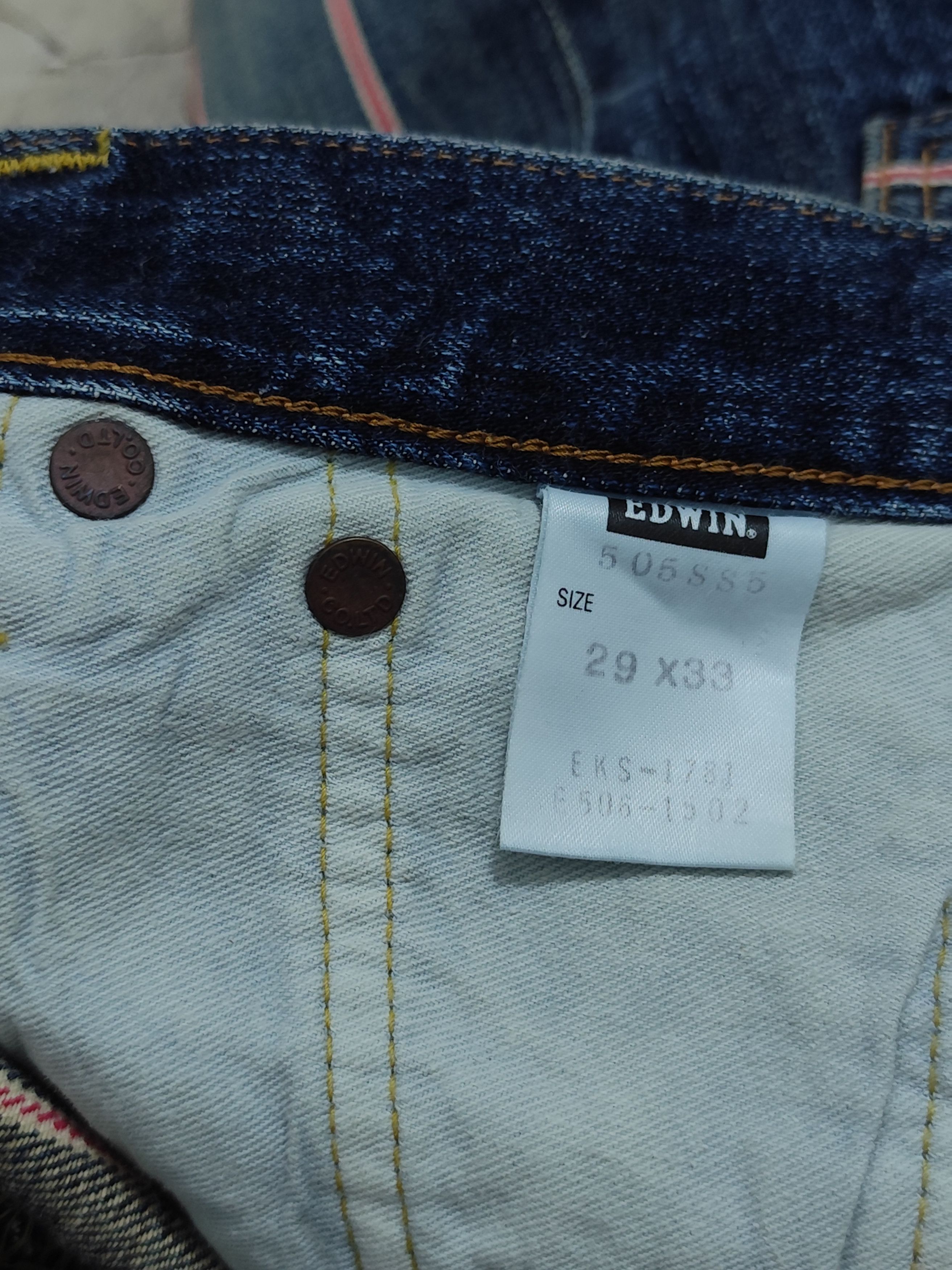 Edwin Vintage Edwin 13oz selvage if six was nine style distressed Size US 29 - 14 Thumbnail
