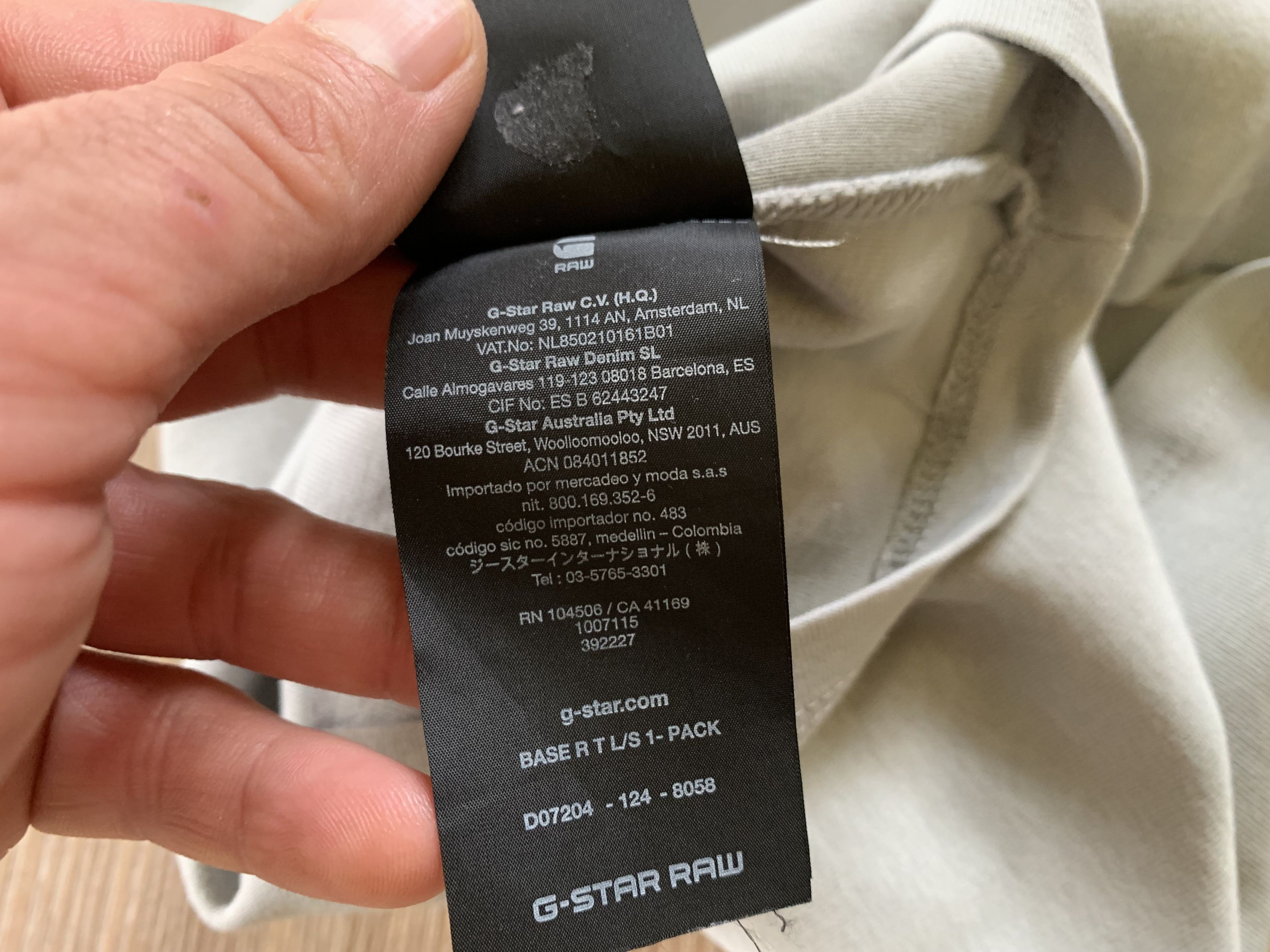 G-Star G Star Raw Basic Long Sleeve Size US M / EU 48-50 / 2 - 7 Thumbnail