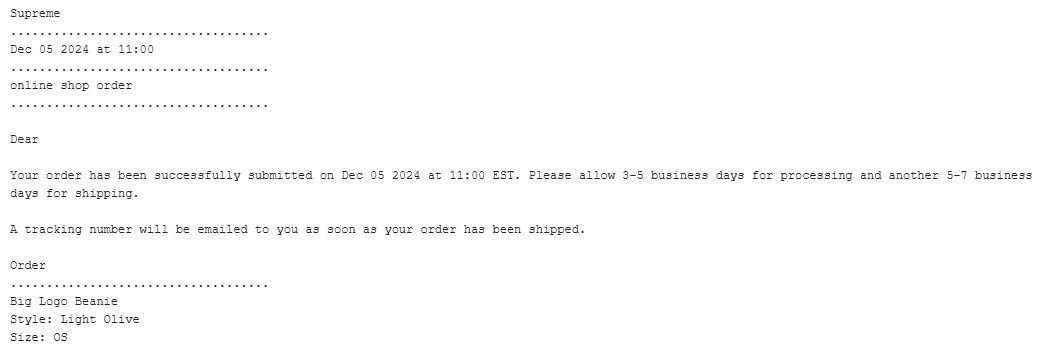 Supreme Big Logo Beanie FW24 Size ONE SIZE - 2 Thumbnail