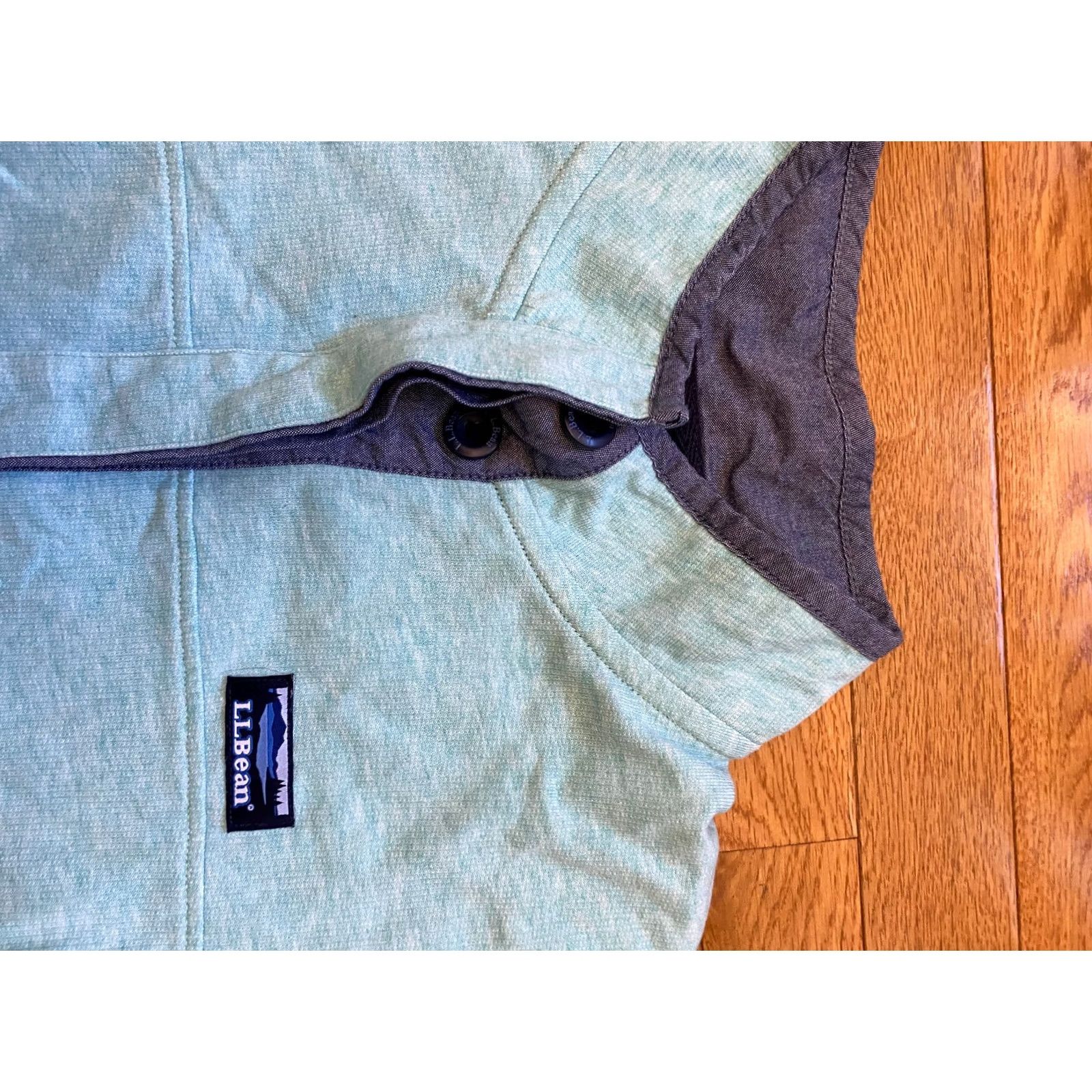 Vintage Mens LLL Bean Green Pullover Horizontal Striped Long Sleeve Size XL Size US L / EU 52-54 / 3 - 4 Thumbnail
