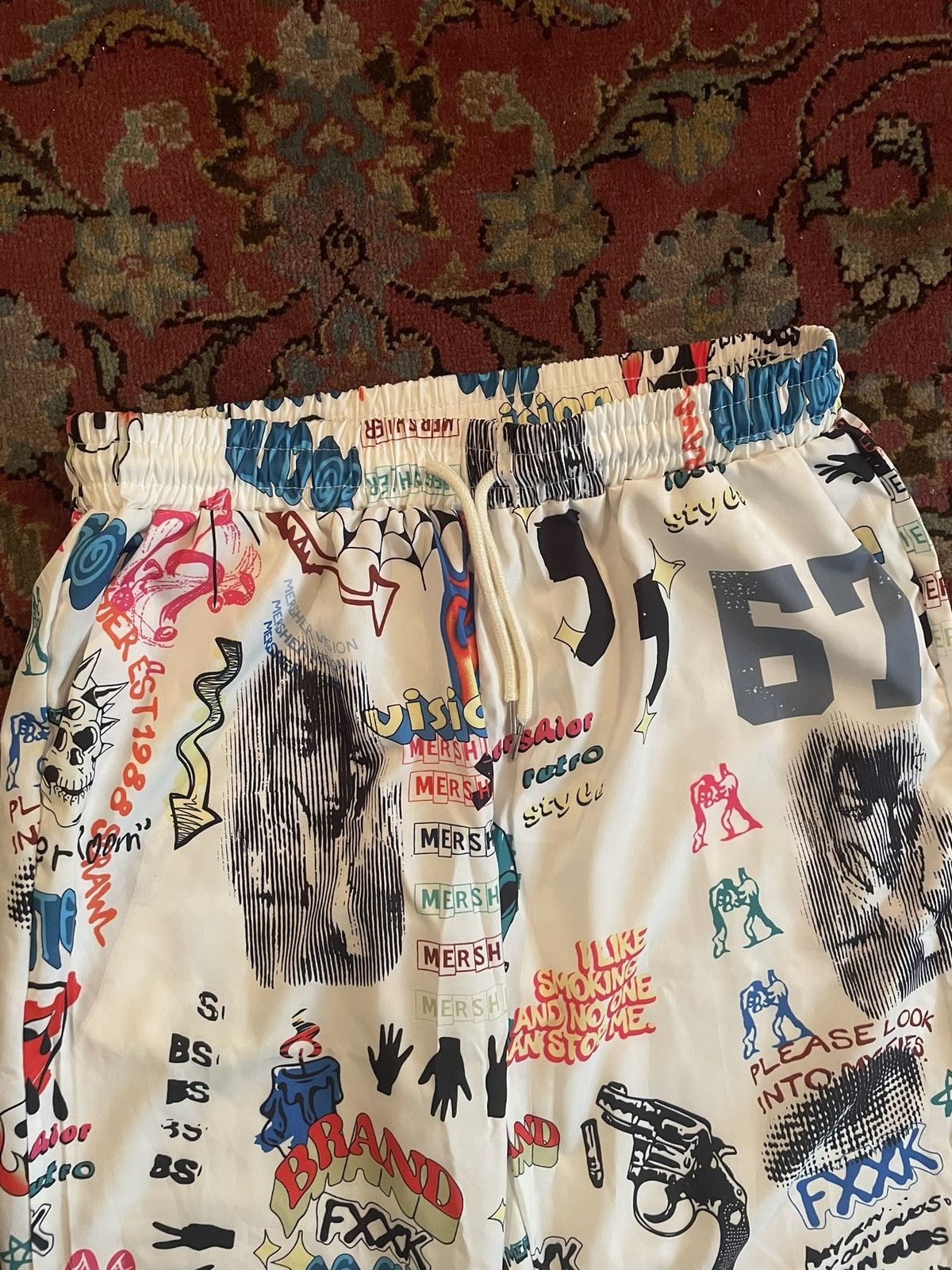 Vintage Vintage Graffiti Print Pants Size US 40 / EU 56 - 3 Thumbnail