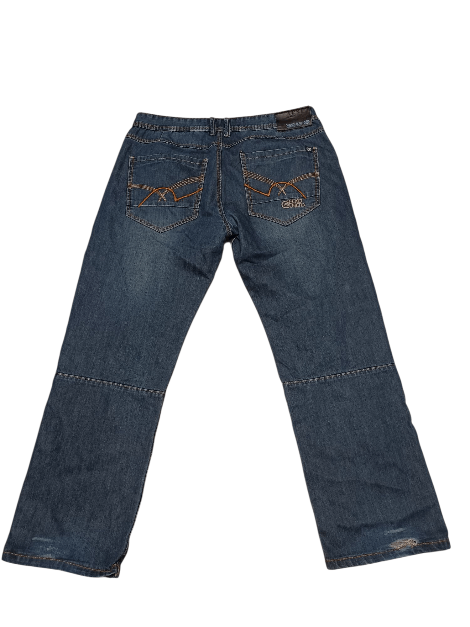 Ecko Unltd. ECKO UNLTD BIGLOGO FIRE SK8 STREETWEAR JEANS DENIM Size US 38 / EU 54 - 5 Thumbnail