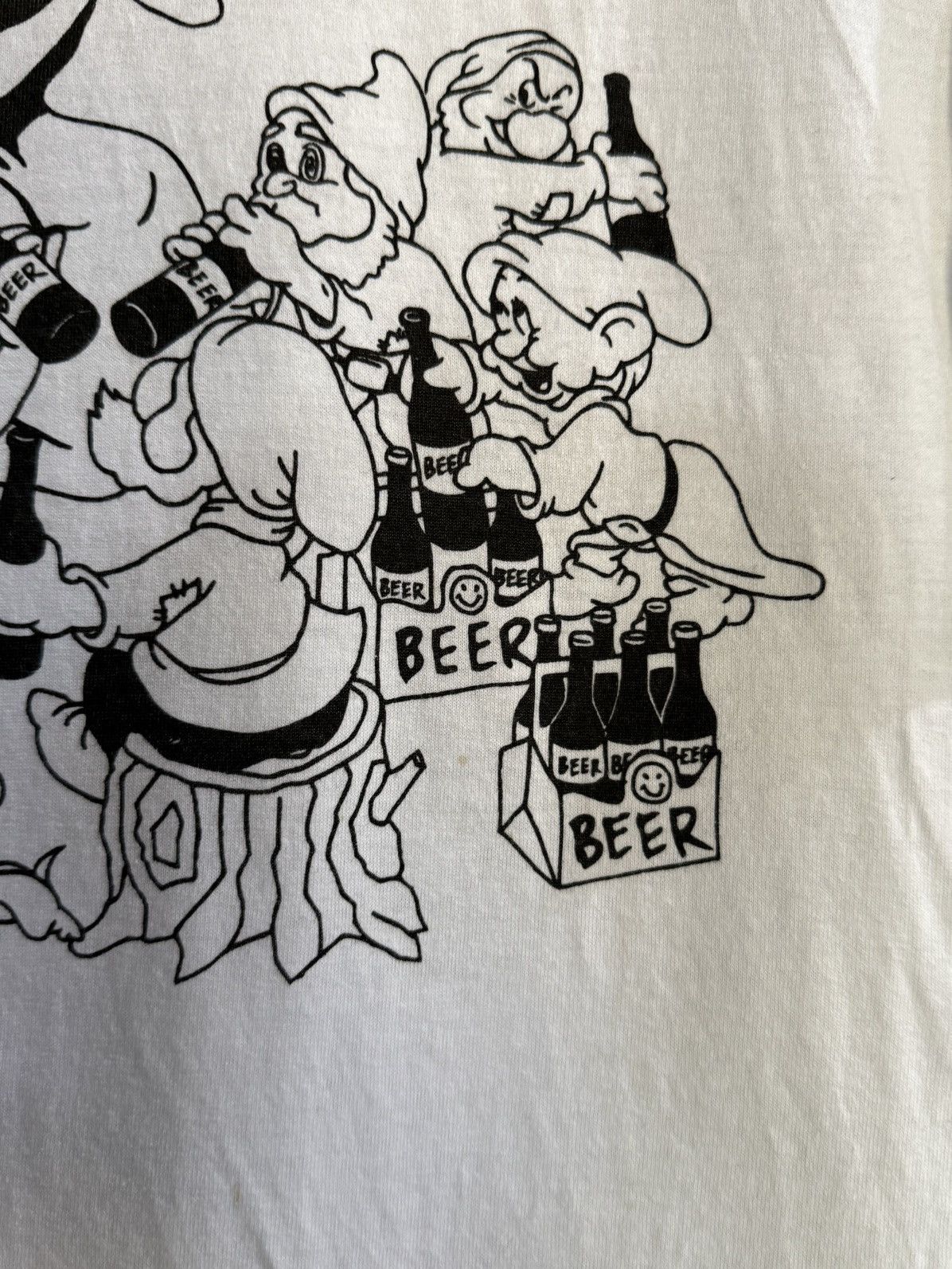 Cartoon Network Vintage Snow White Beer Punk Grungre Cartoon Tee Size US L / EU 52-54 / 3 - 5 Thumbnail