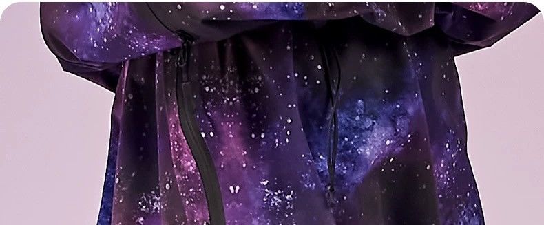Other Purple Starry Sky Series Hard Shell Ski Jacket Size US 32 / EU 48 - 16 Thumbnail