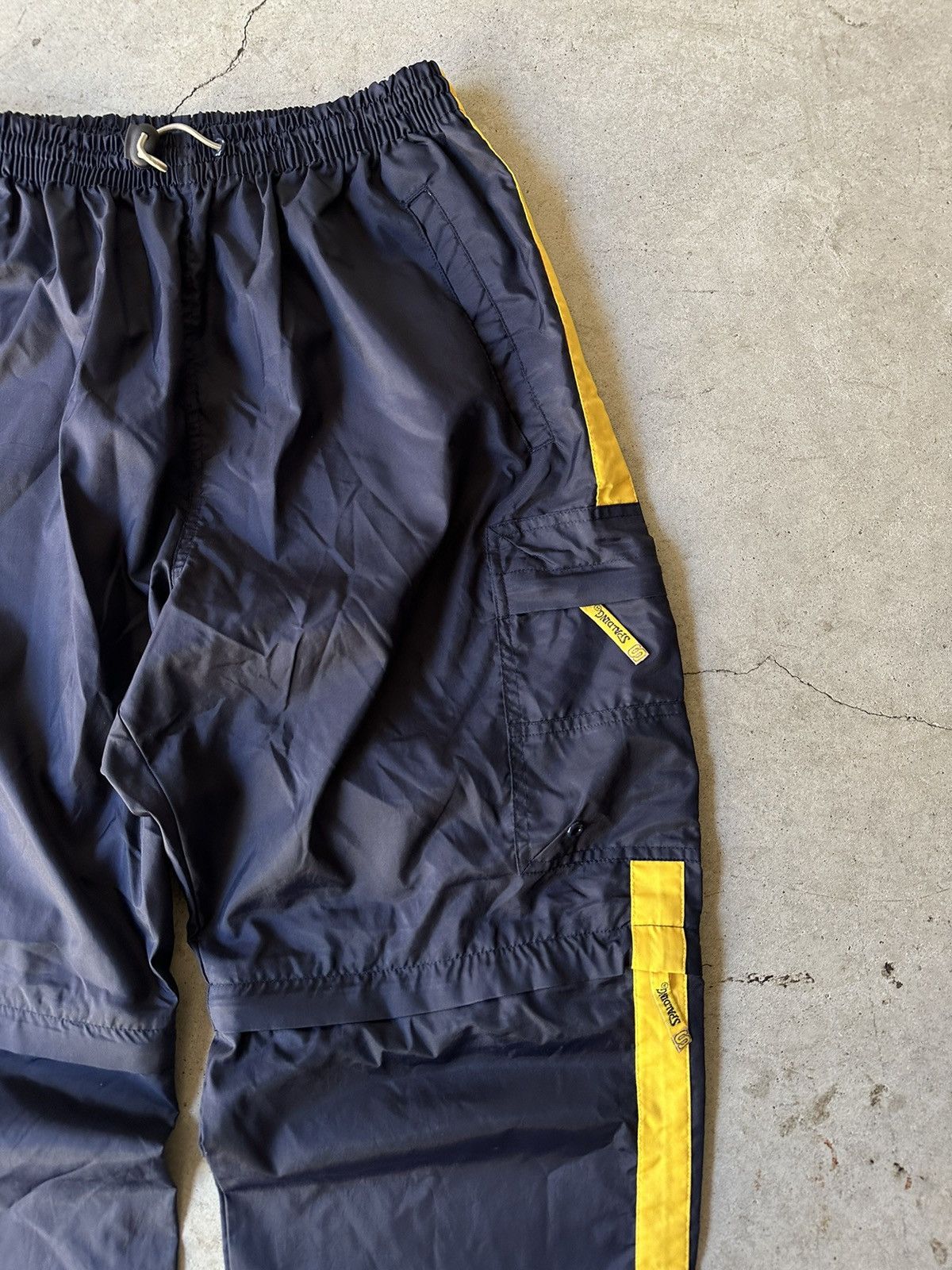 Nike Vintage Y2K Navy spalding trackpants Size US 26 / EU 42 - 2 Thumbnail