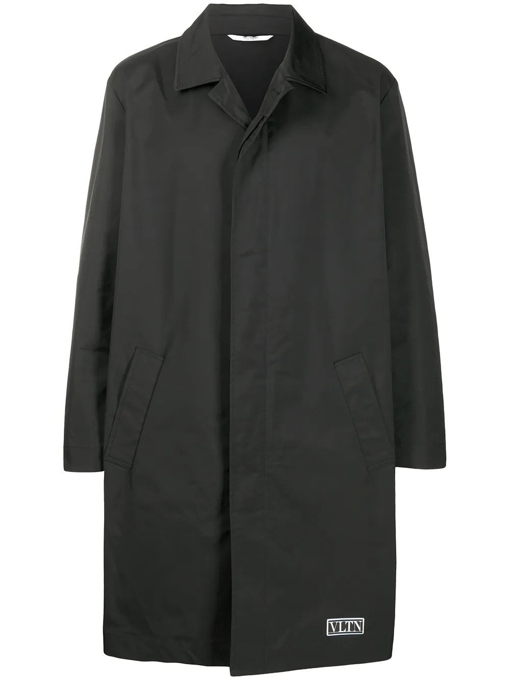 Valentino o1y0525 Full Length Jacket in Black Size US M / EU 48-50 / 2 - 1 Thumbnail