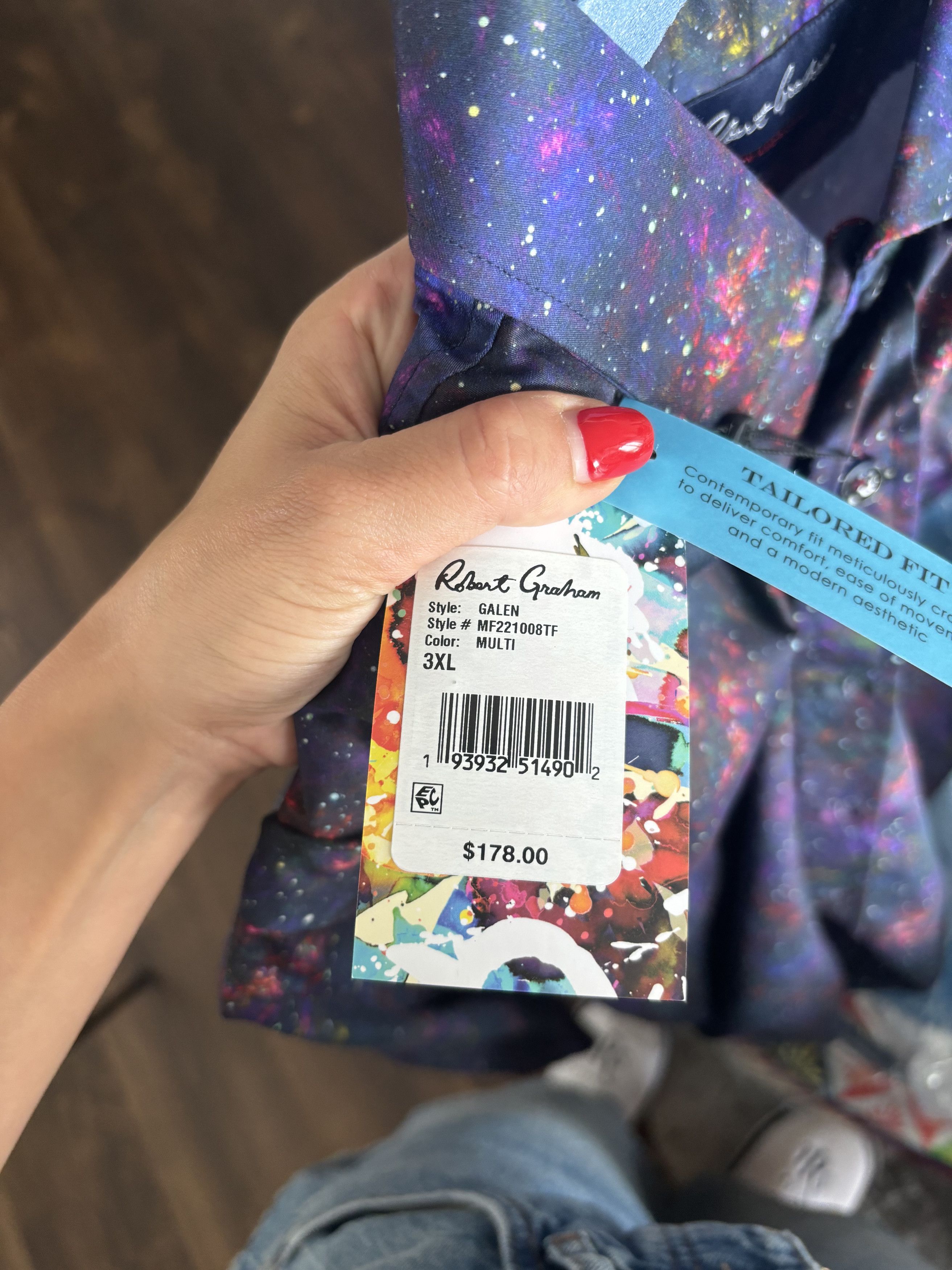 Robert Graham Gallen Size US XXL / EU 58 / 5 - 3 Thumbnail