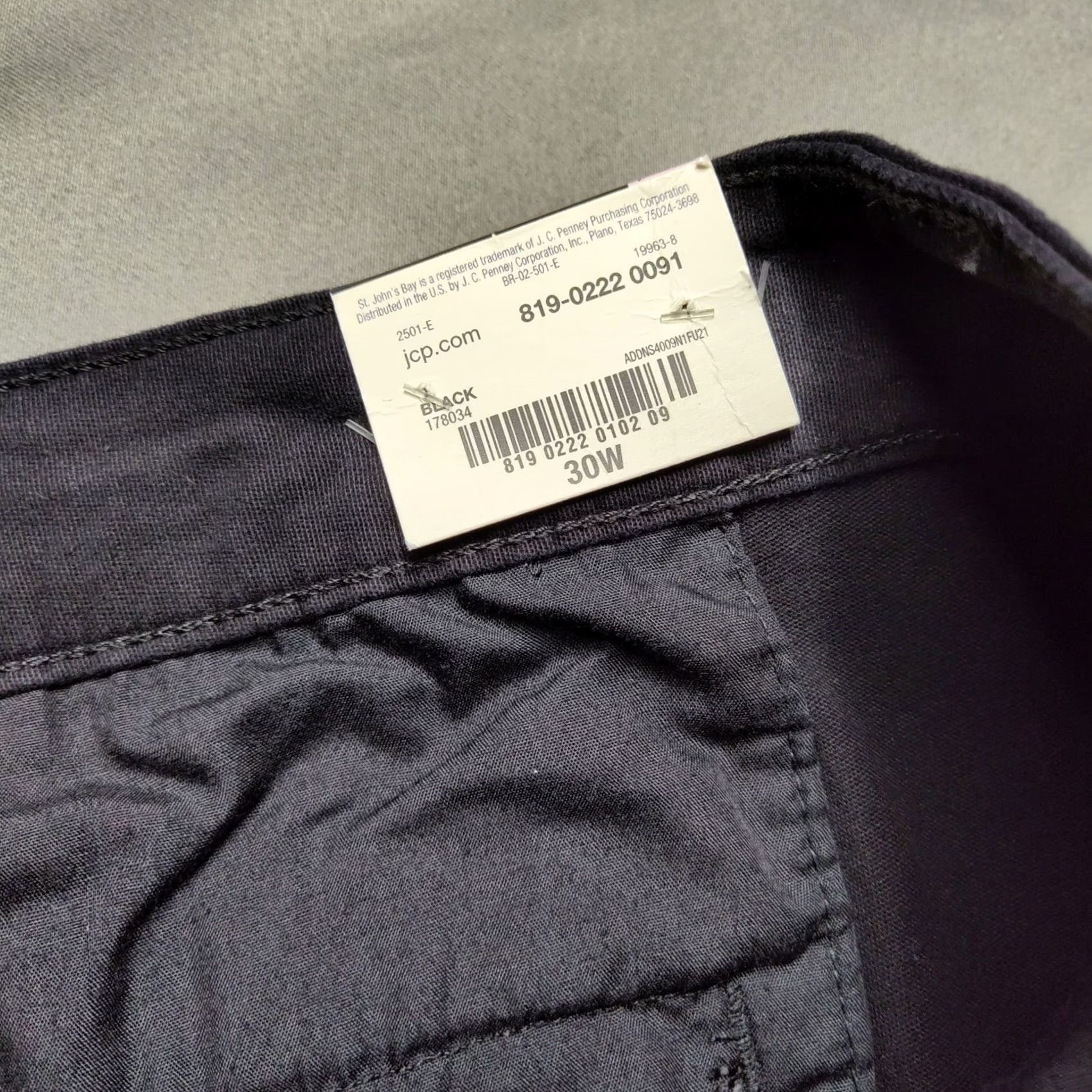 Vintage St Johns Bay Women Plus 30W Black Secretly Slender 7" Shorts NEW Size 30" / US 8 / IT 44 - 5 Thumbnail