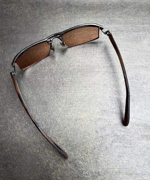 Masaki Matsushima Masaki Matsushima Early Half-Rim Sunglasses Size ONE SIZE - 5 Thumbnail