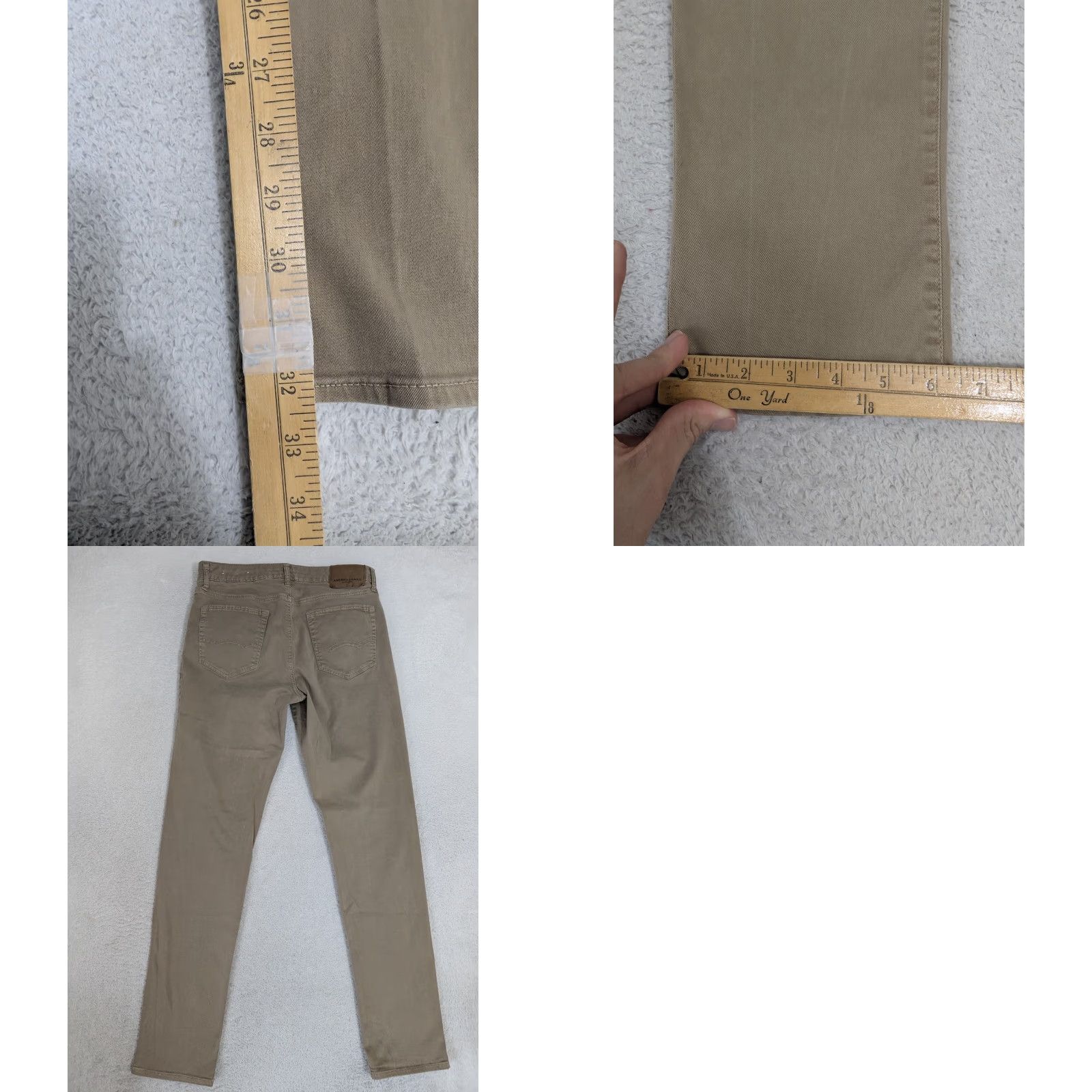 American Eagle Outfitters American Eagle Outfitters Jeans Men's 32x34 Brown Extreme Flex Skinny Stretch Slim 5-Pocket Denim Wide 90s Logo Mens Size US 32 / EU 48 - 8 Thumbnail