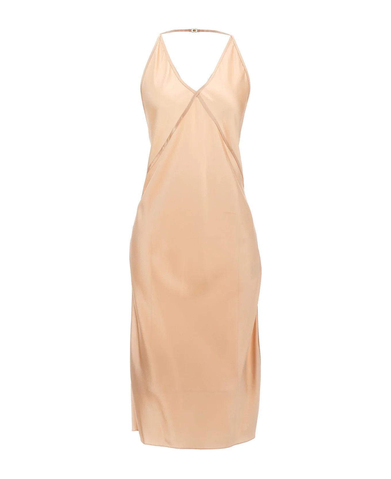 Saint Laurent Paris o1bcso1str0426 Cross Strap Sleeveless Dress in Rose/Pink Size S / US 4 / IT 40 - 1 Thumbnail