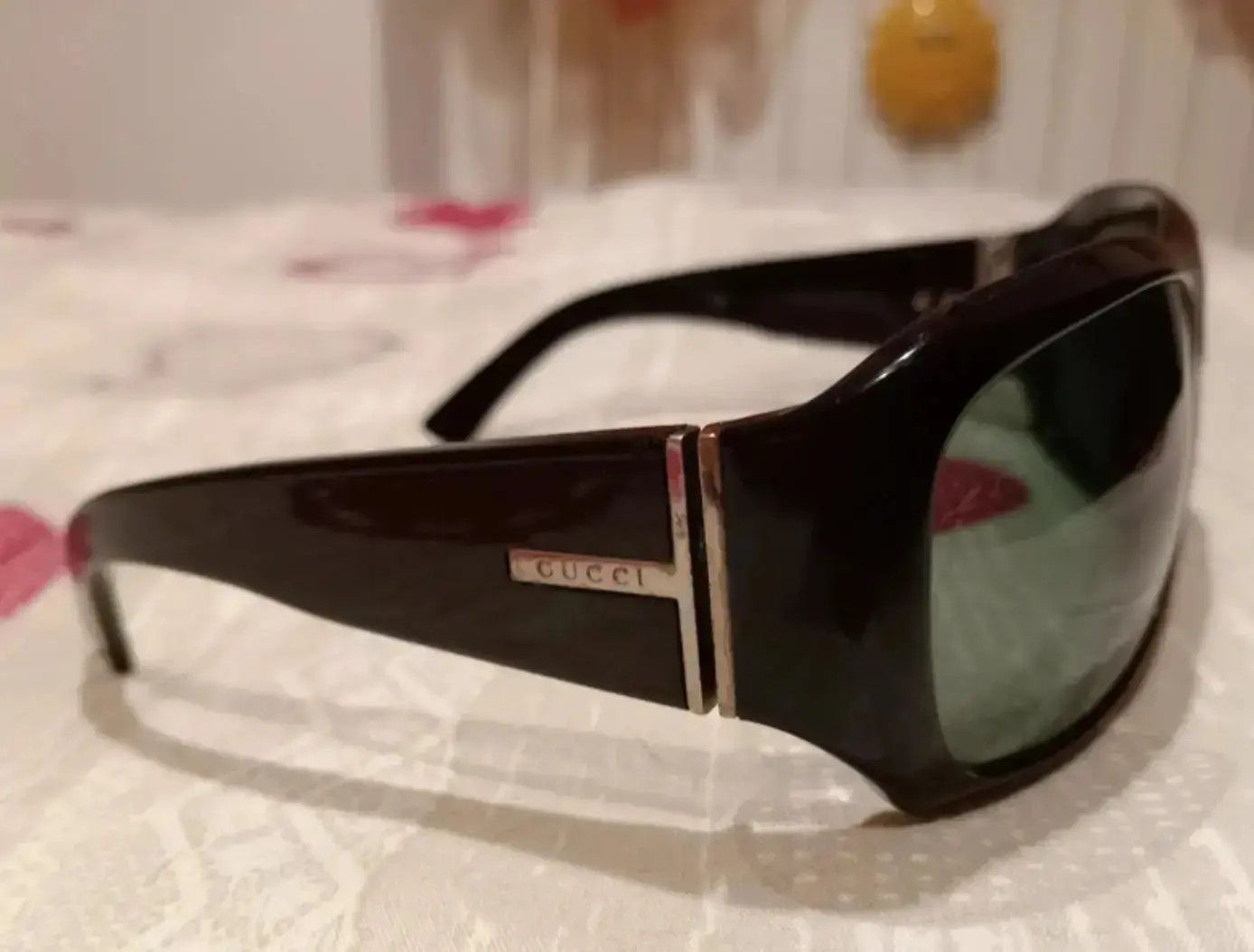 Gucci × Tom Ford × Vintage GUCCI Sunglasses Shield Wrap Ski Mask Sport Strass Vintage Size ONE SIZE - 1 Thumbnail