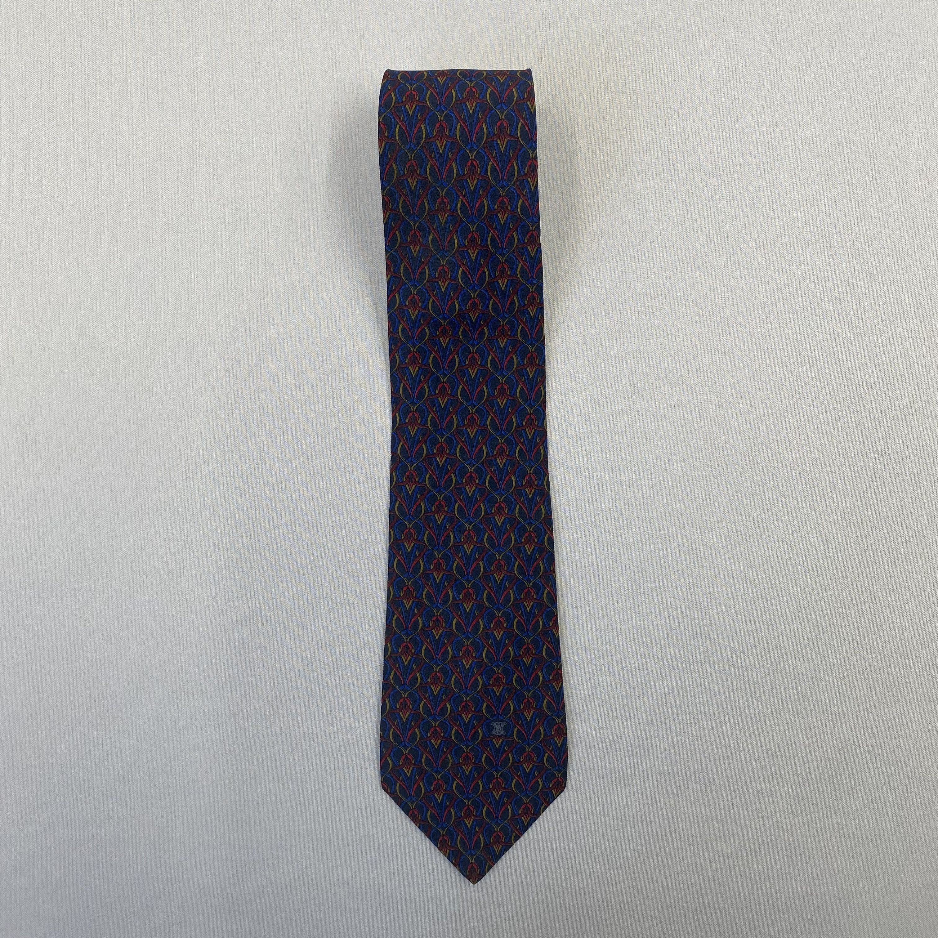 Celine Vintage Celine SILK Necktie Cravate Pure Silk Neck Tie Size ONE SIZE - 3 Thumbnail