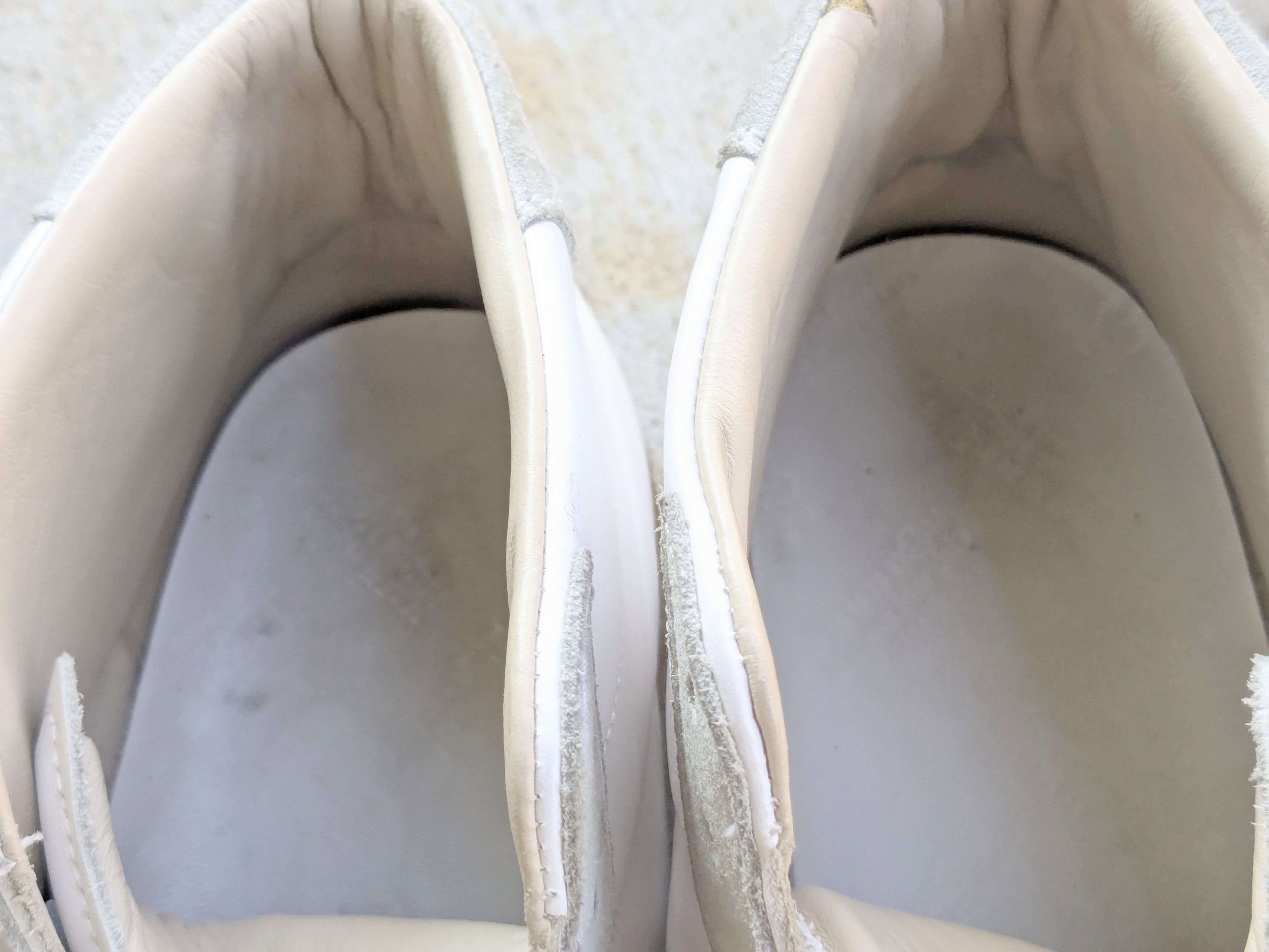 Maison Margiela Maison Margiela GAT White Gray 12 45 High Suede Leather Size US 12 / EU 45 - 12 Thumbnail