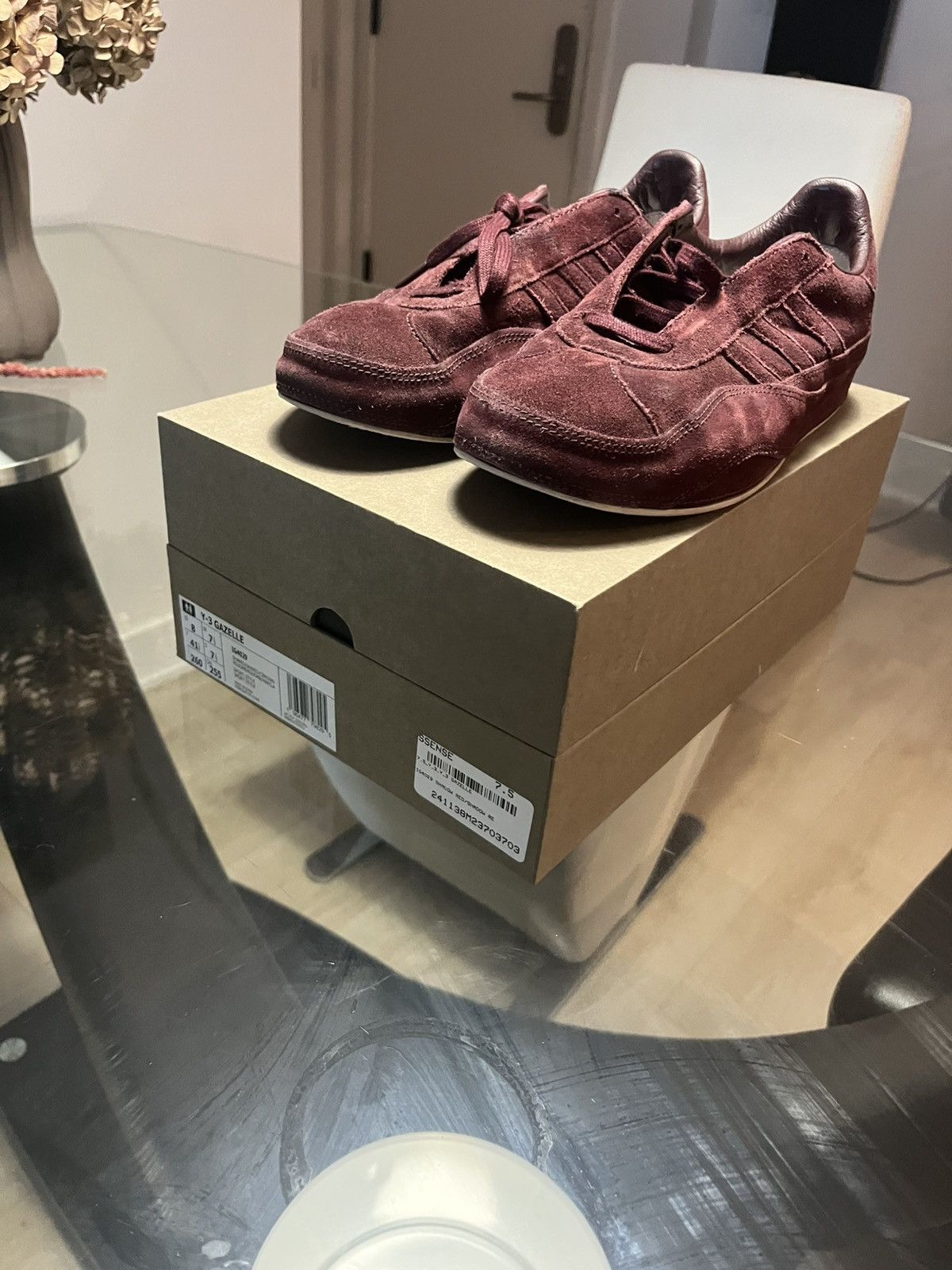 Y-3 Y-3 Gazelle "Shadow Red" Size US 8 / EU 41 - 3 Thumbnail