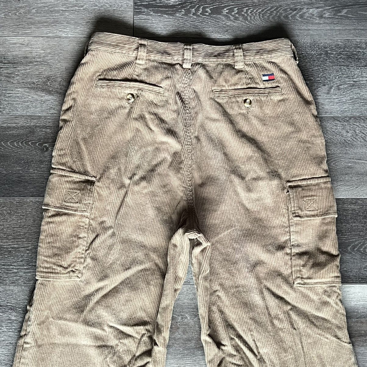 Tommy Hilfiger Vintage 1990s Tommy Hilfiger Corduroy Cargo Straight Pants Size US 34 / EU 50 - 3 Thumbnail