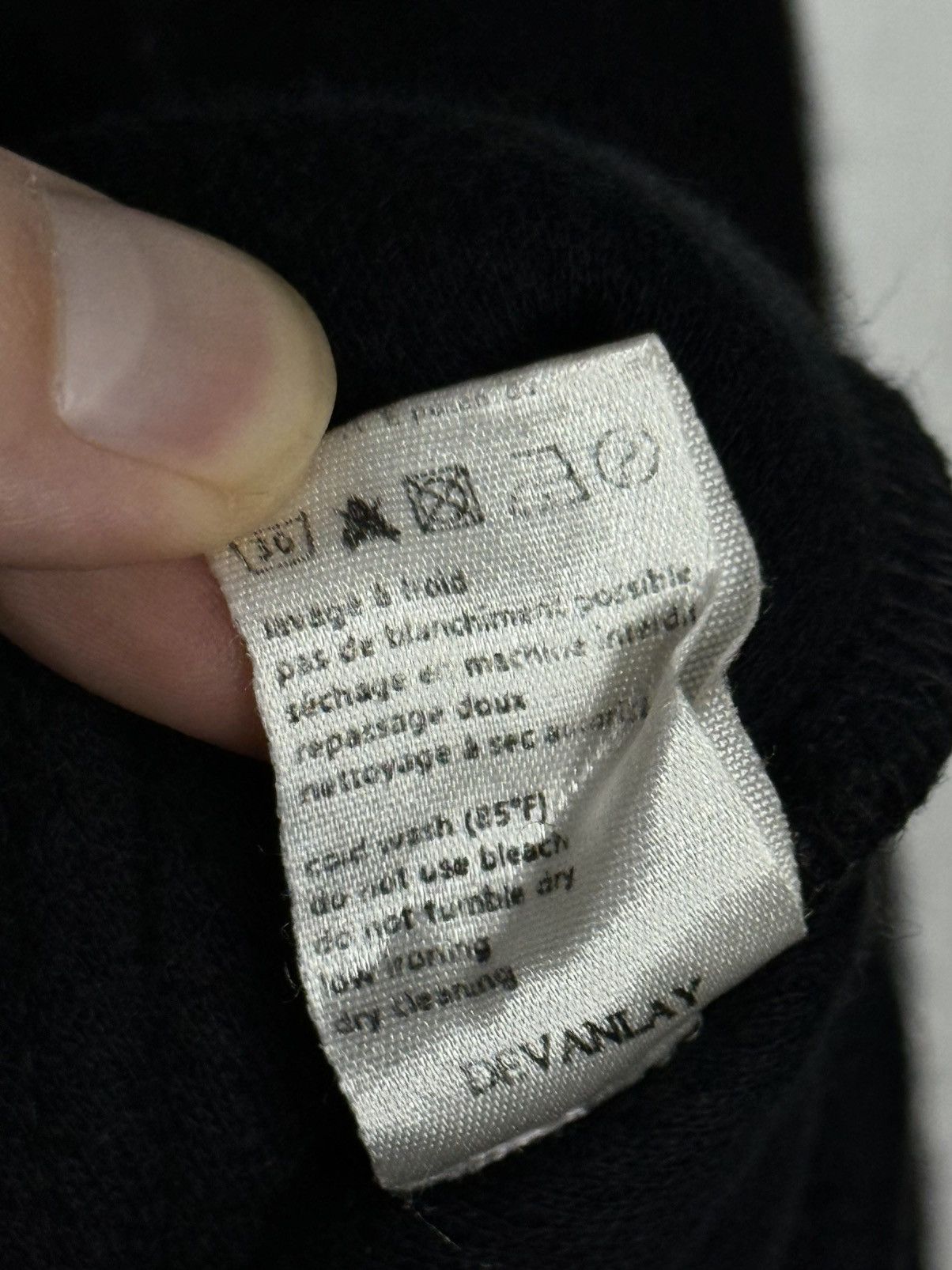 Lacoste Vintage Lacoste Wool Jacket Cardigan Black Old Money Y2K Size US XL / EU 56 / 4 - 6 Thumbnail